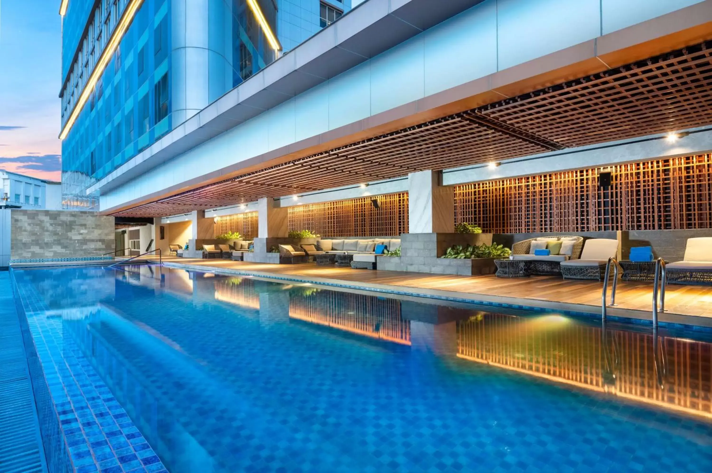 Pool view, Swimming Pool in DoubleTree by Hilton Surabaya