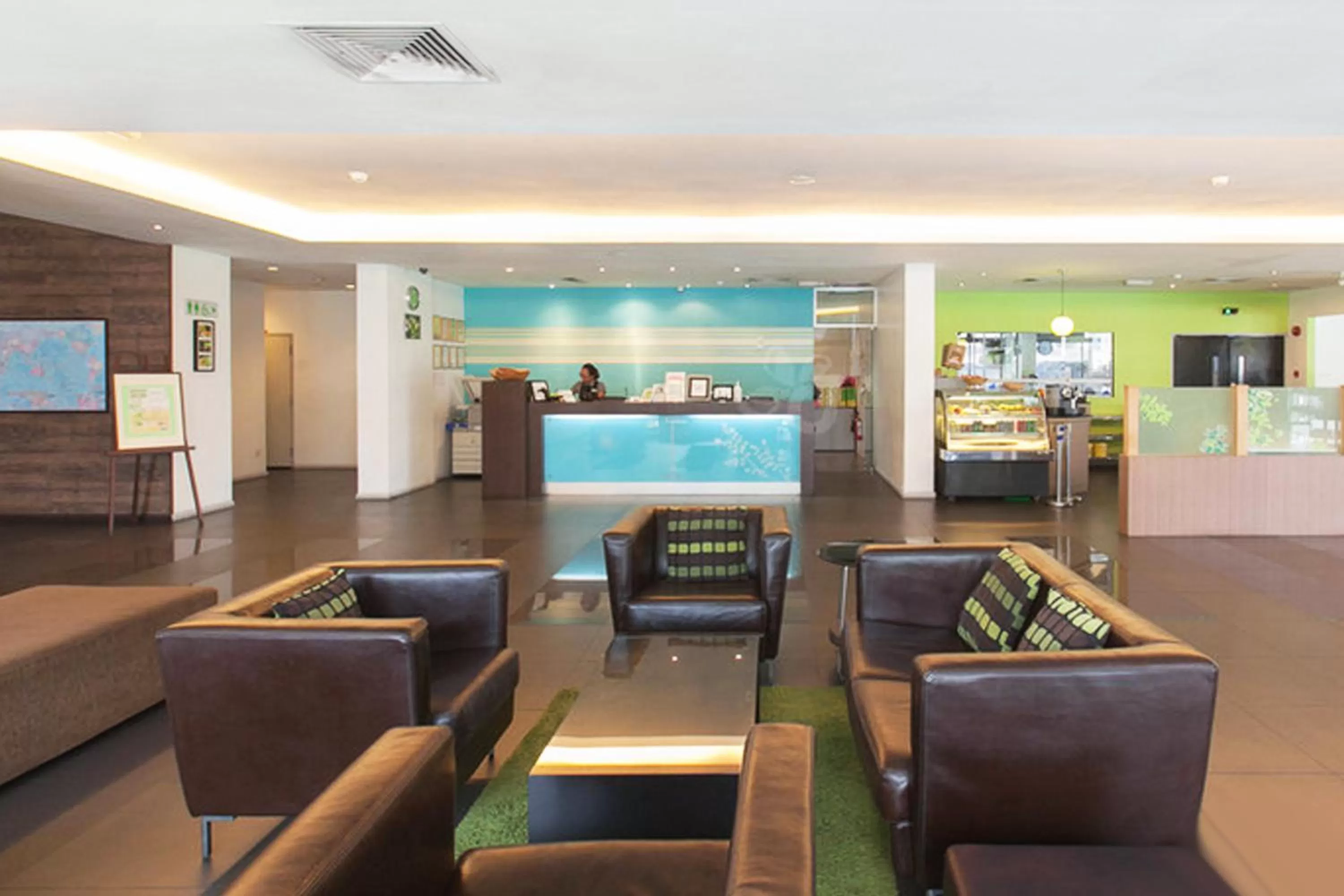 Communal lounge/ TV room in The LimeTree Hotel, Kuching