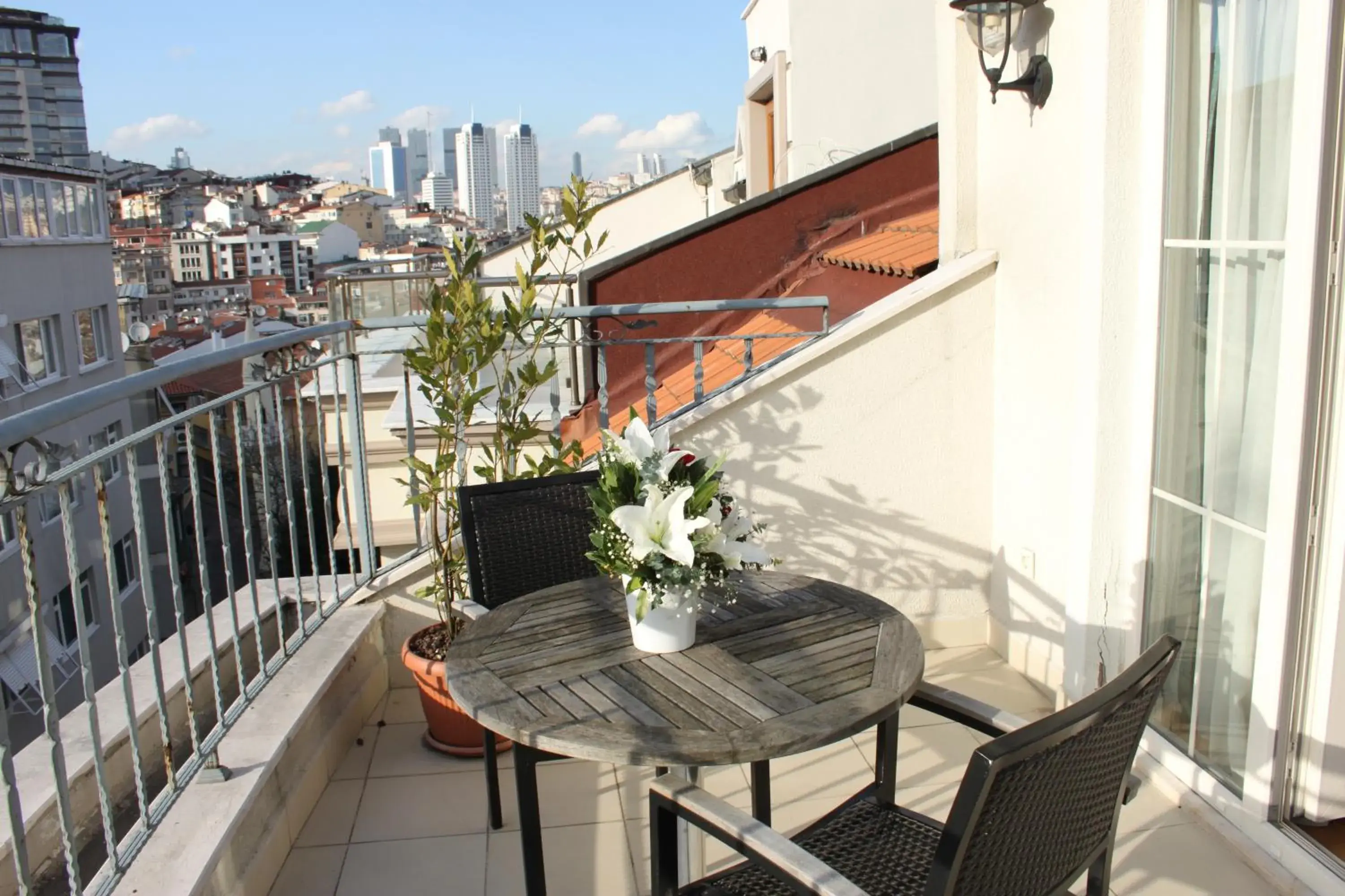 Balcony/Terrace in Turkuaz Suites Bosphorus