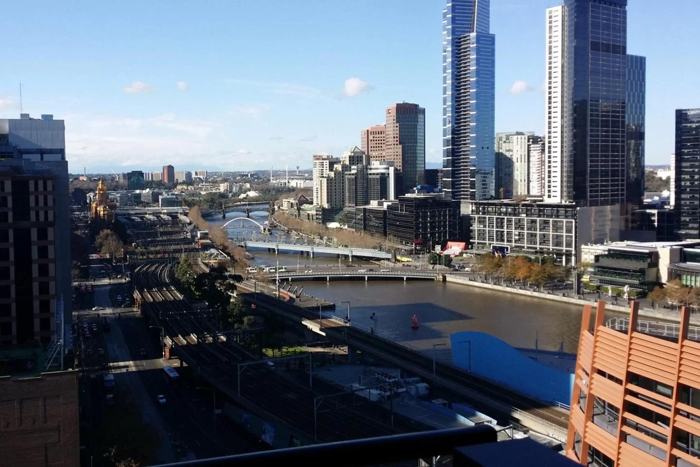 View (from property/room) in Aura on Flinders Serviced Apartments