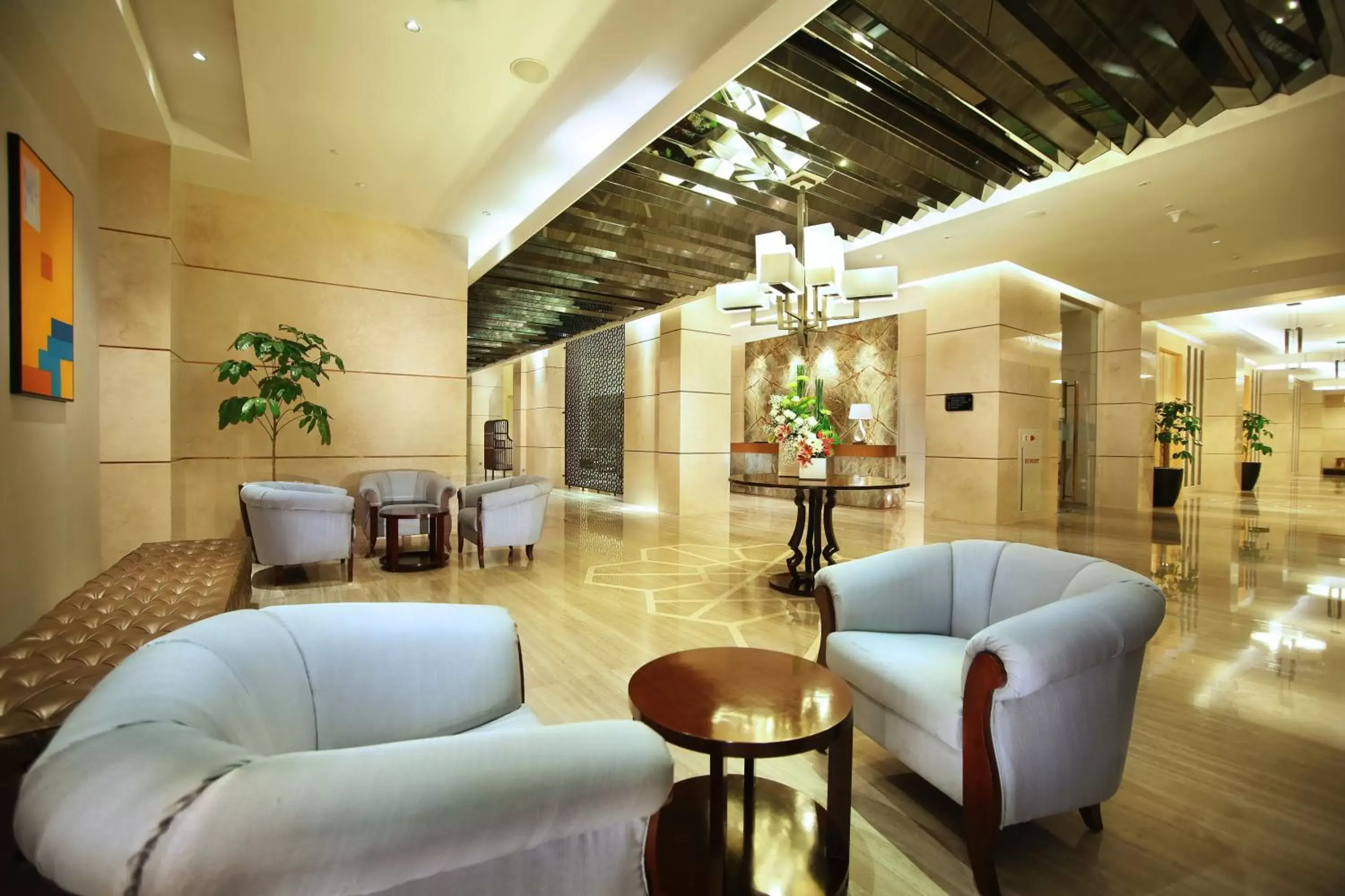 Lobby or reception in The Grove Suites by Grand Aston Lobby or reception in The Grove Suites by Grand Aston