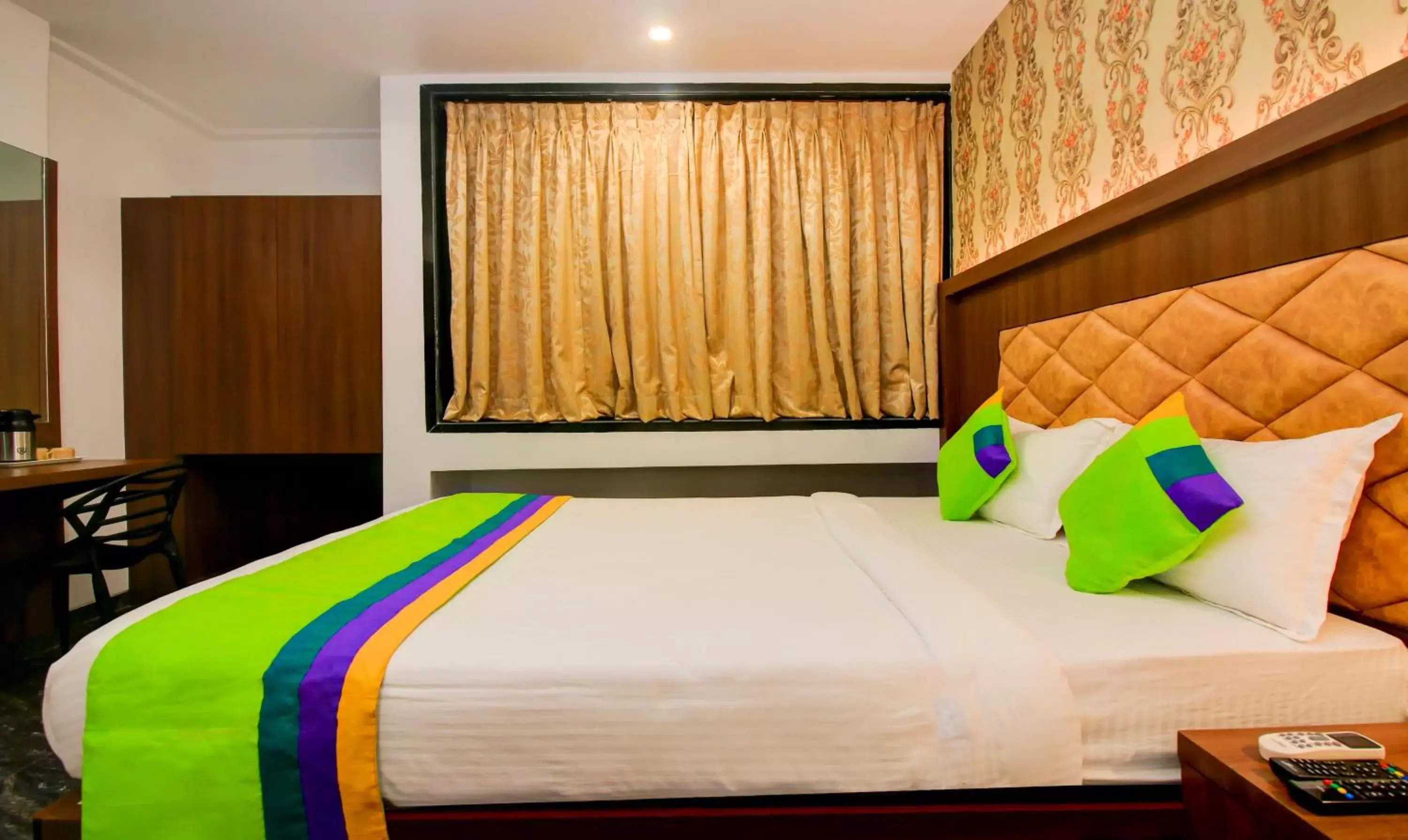 Bedroom, Bed in Treebo Arvind Residency Bedroom, Bed in Treebo Arvind Residency