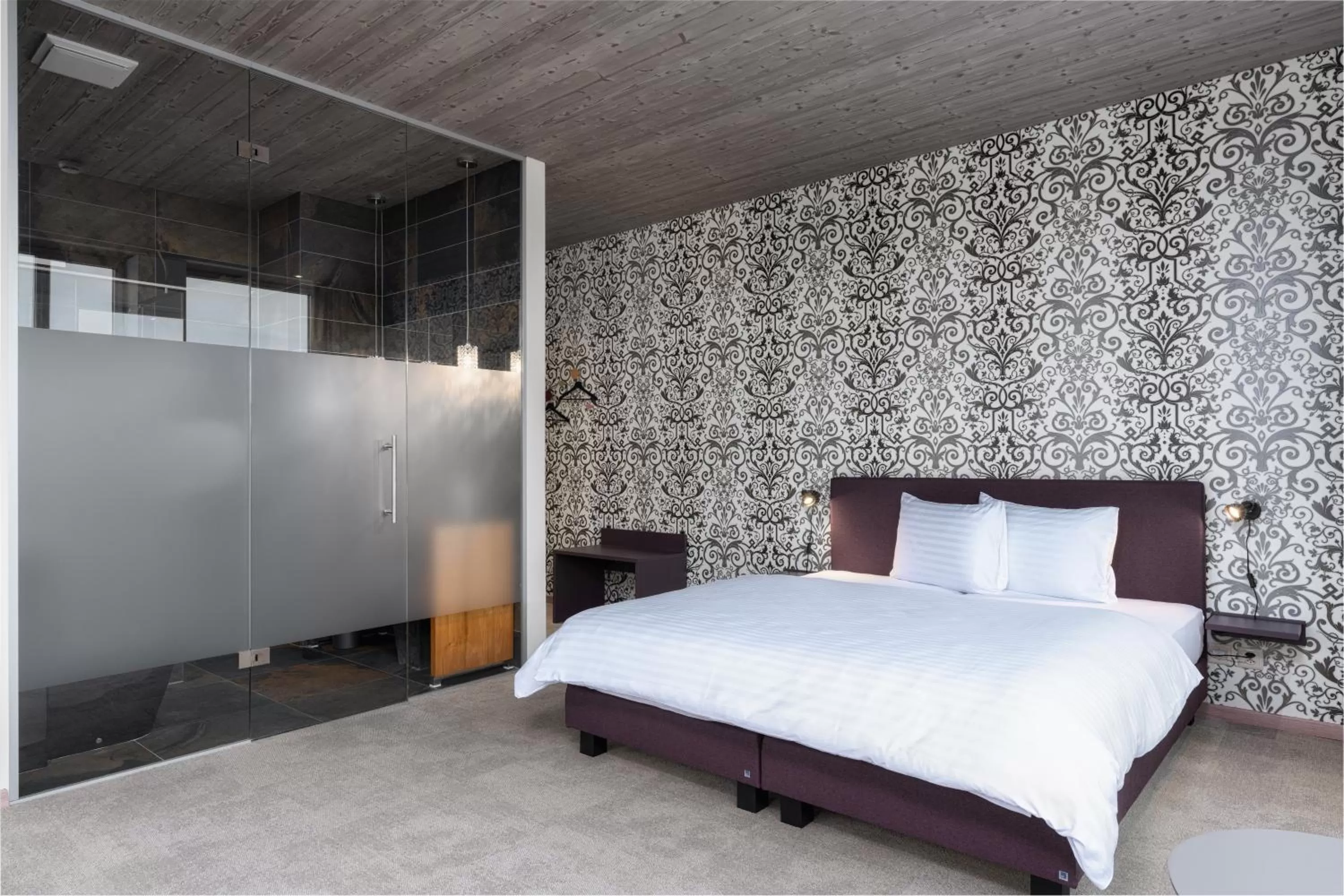 Bed in b-smart hotel Menziken