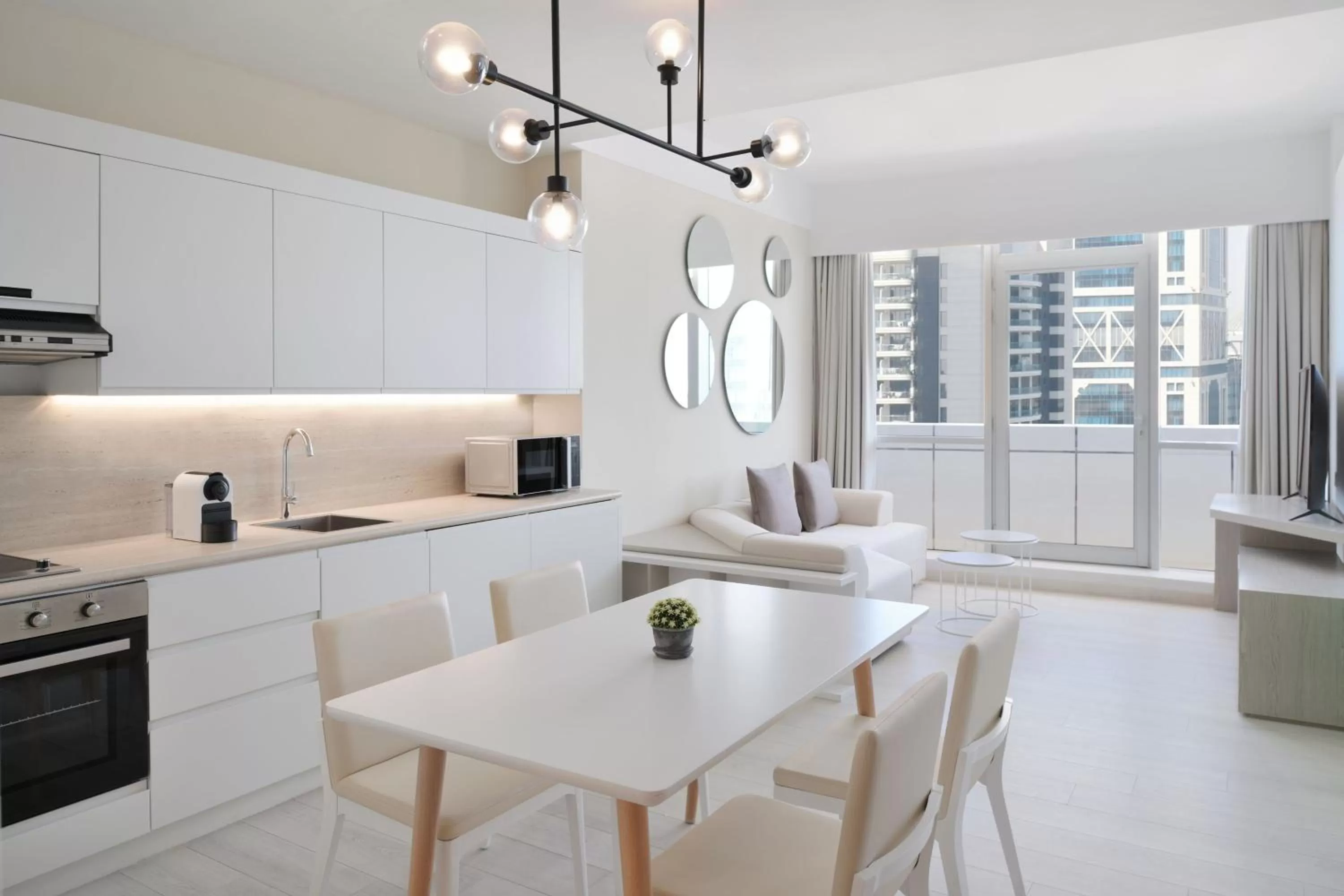 Kitchen or kitchenette in Element by Westin West Bay Doha