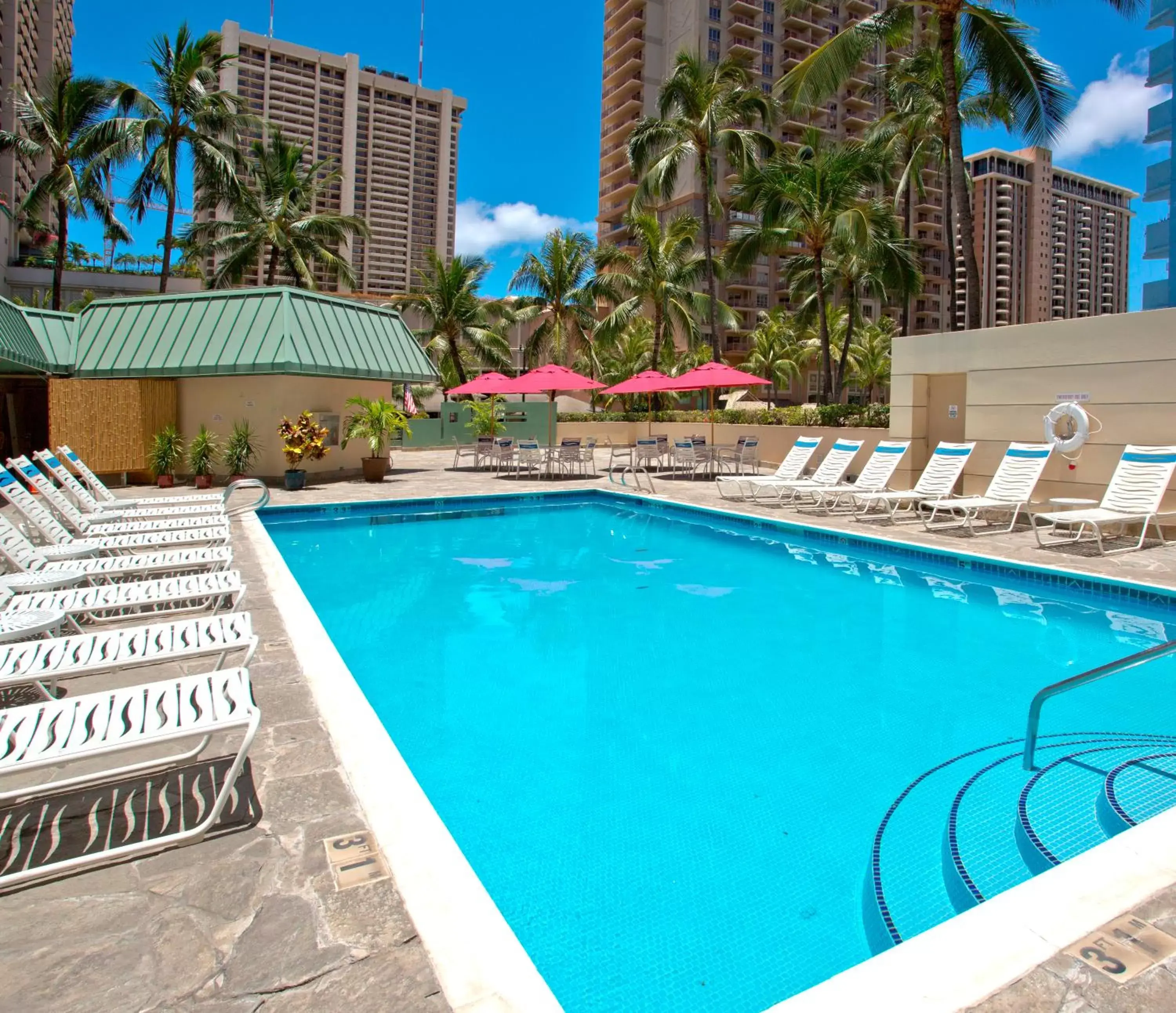 Swimming pool, Property Building in Ramada Plaza by Wyndham Waikiki