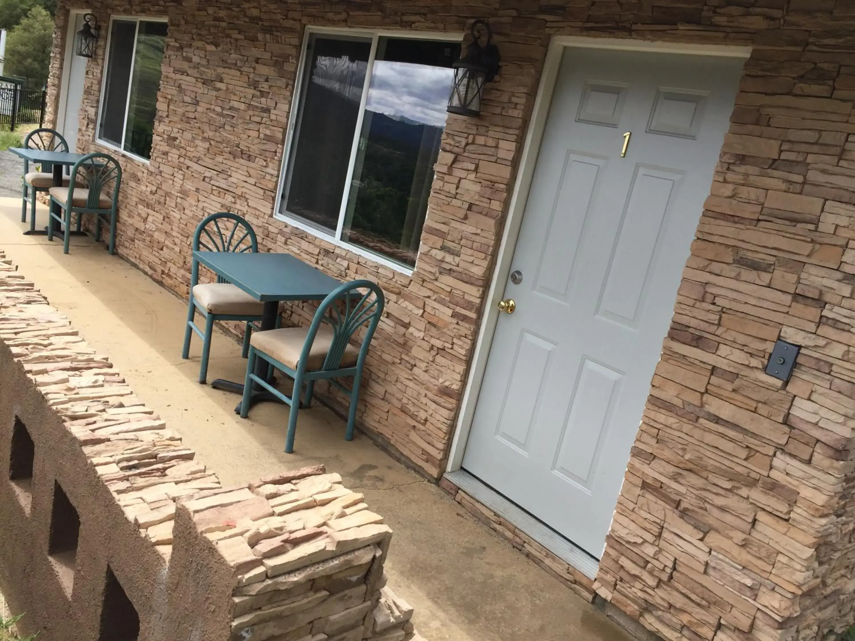 Patio in Mountain Trail Lodge and Vacation Rentals