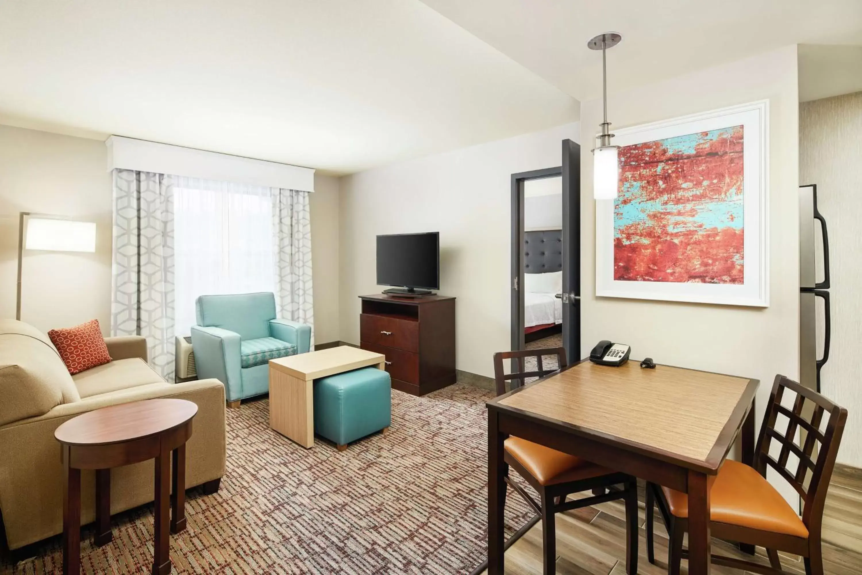 Bedroom, Seating Area in Homewood Suites by Hilton Columbus