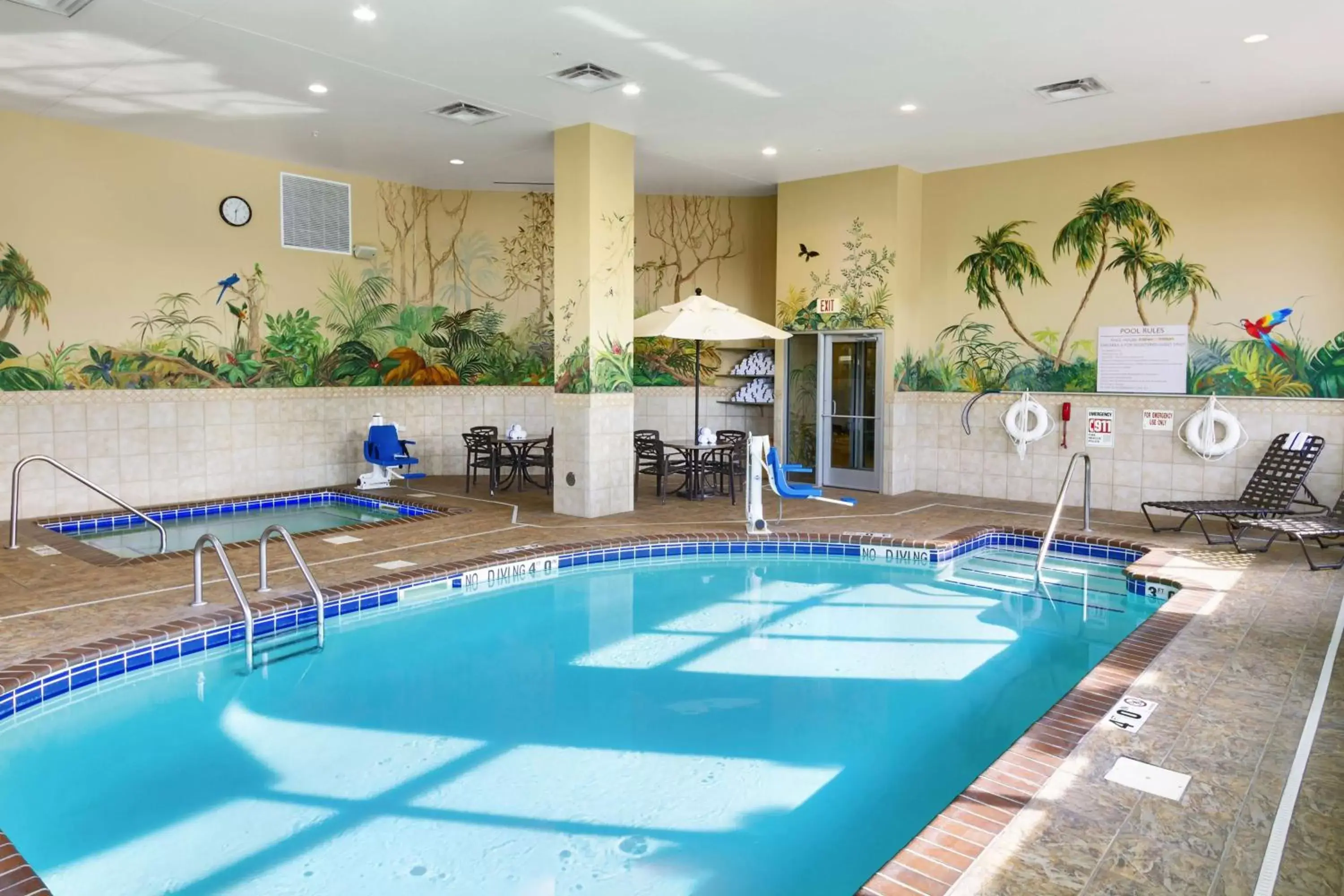 Pool view, Swimming Pool in Hilton Garden Inn Mankato Downtown