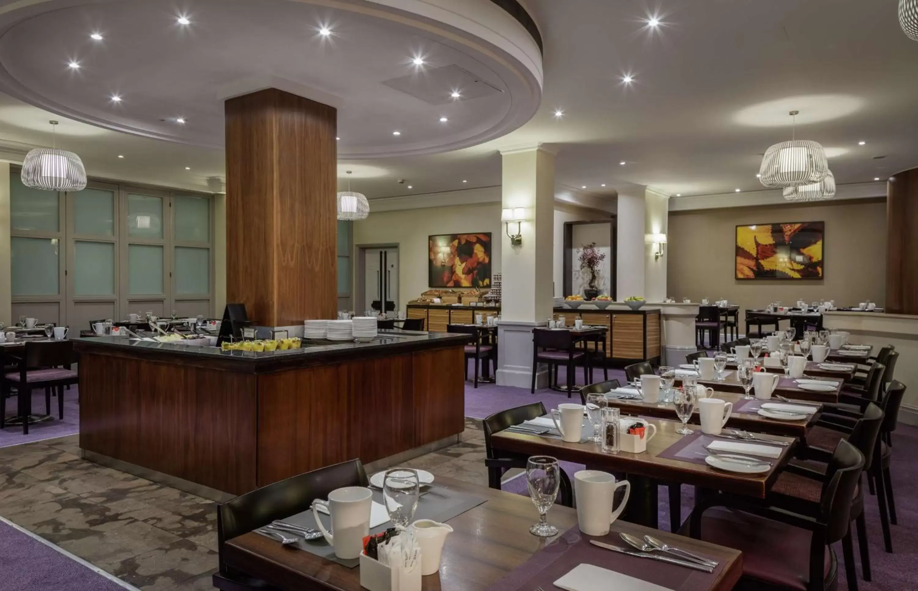 Dining area, Restaurant/Places to Eat in Hilton London Euston