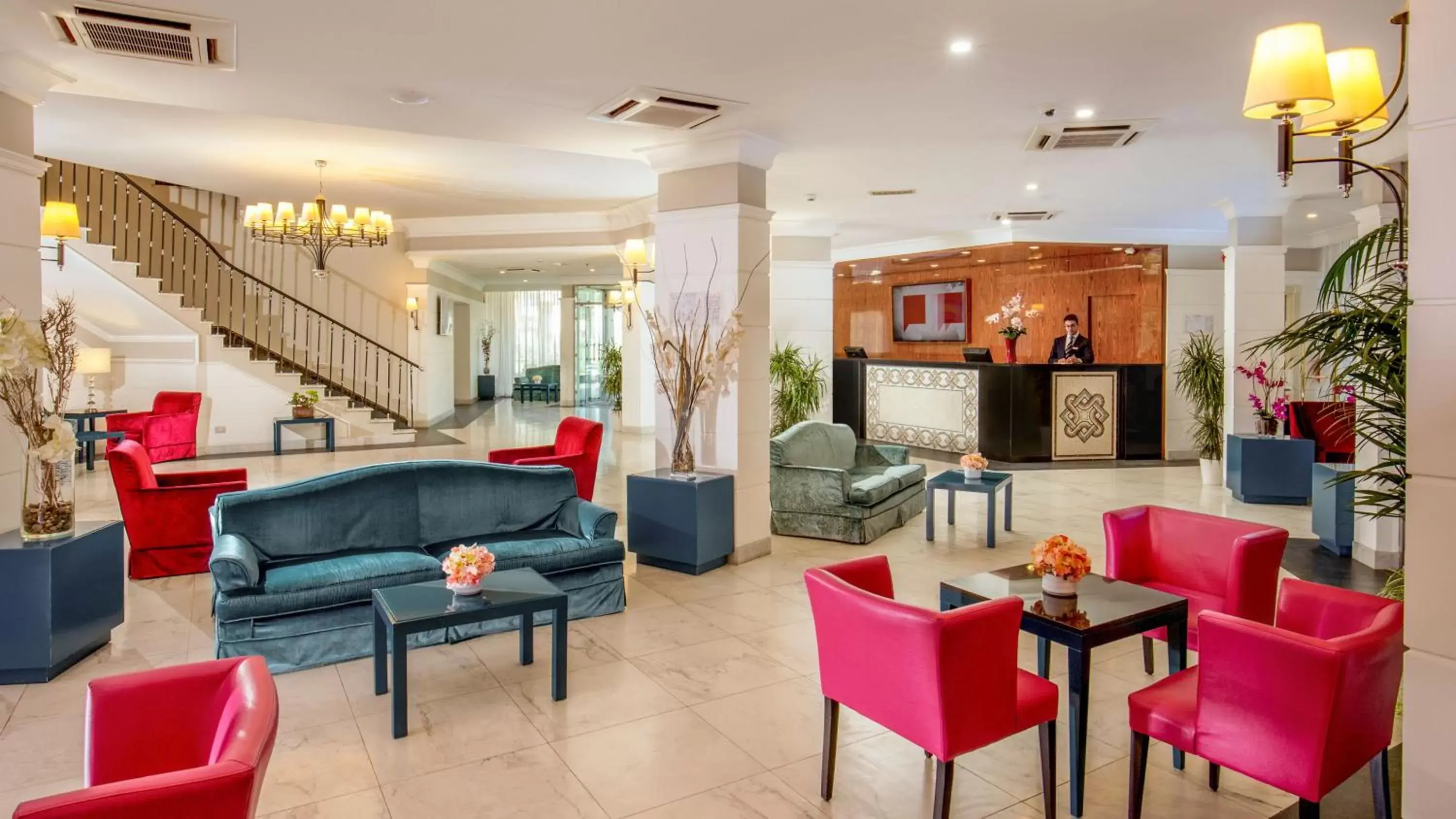 Lobby/Reception in Hotel Cristoforo Colombo