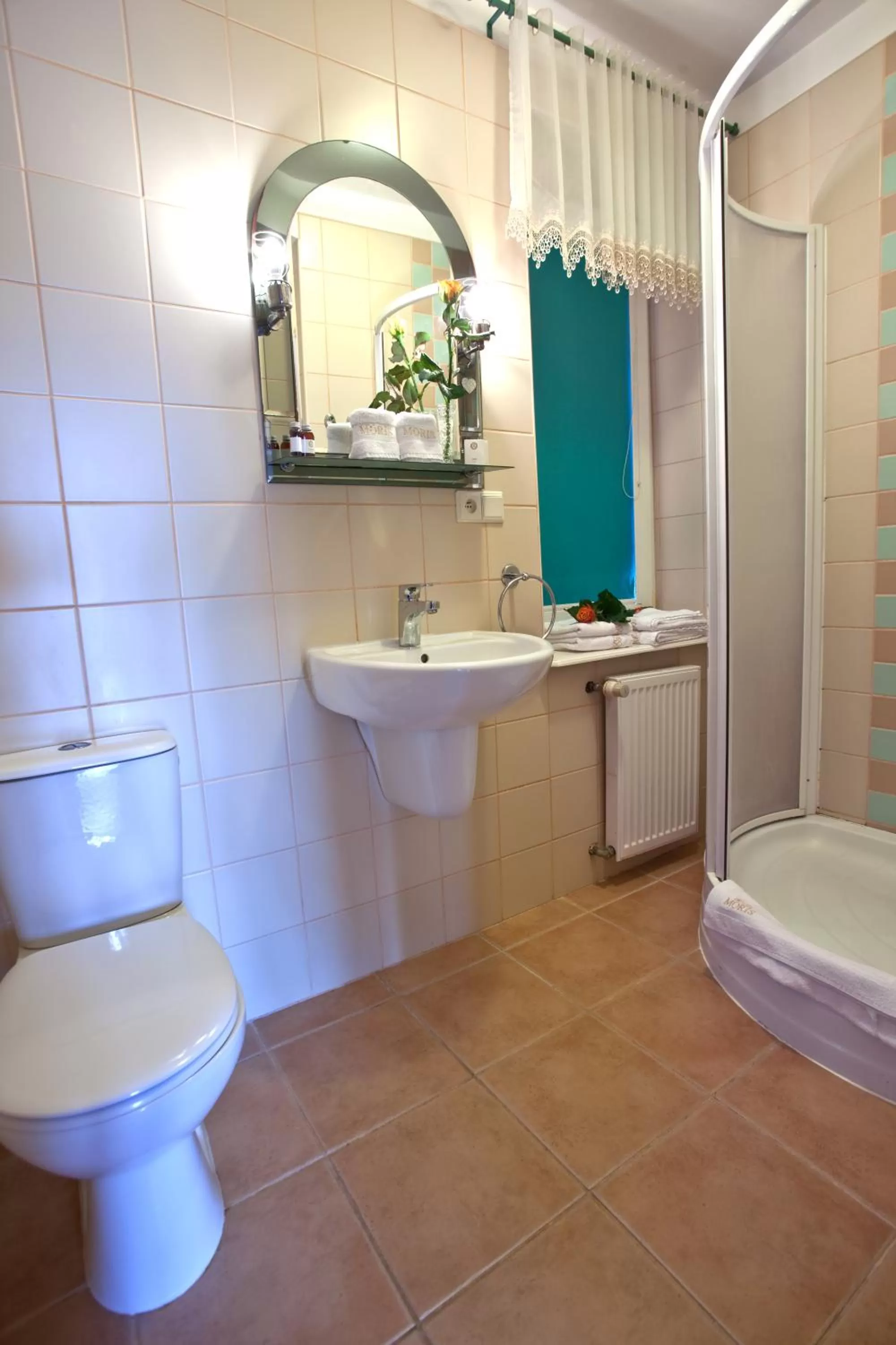 Shower in Moris Boutique Beach Hotel