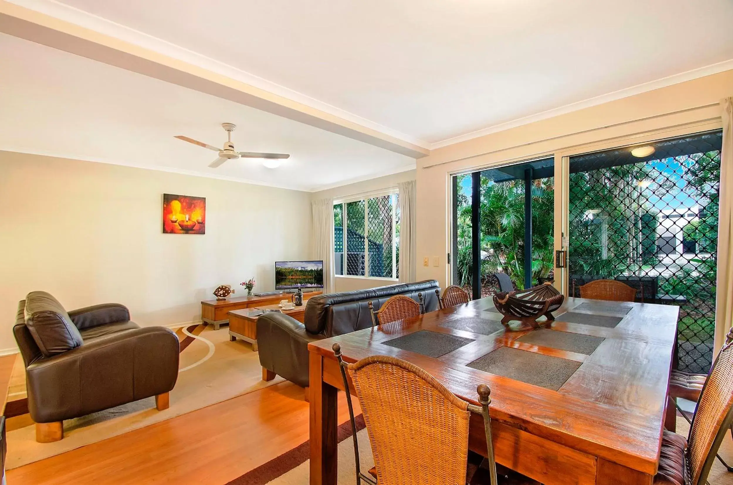 Living room in Ivory Palms Resort Noosa