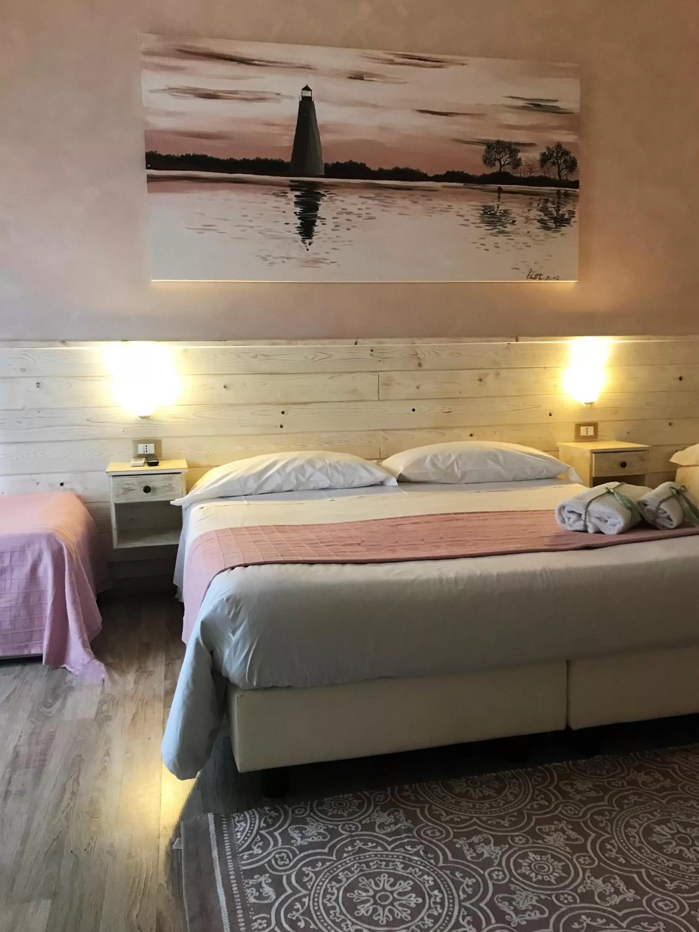 Bed in Fiumicino Airport B&B Deluxe