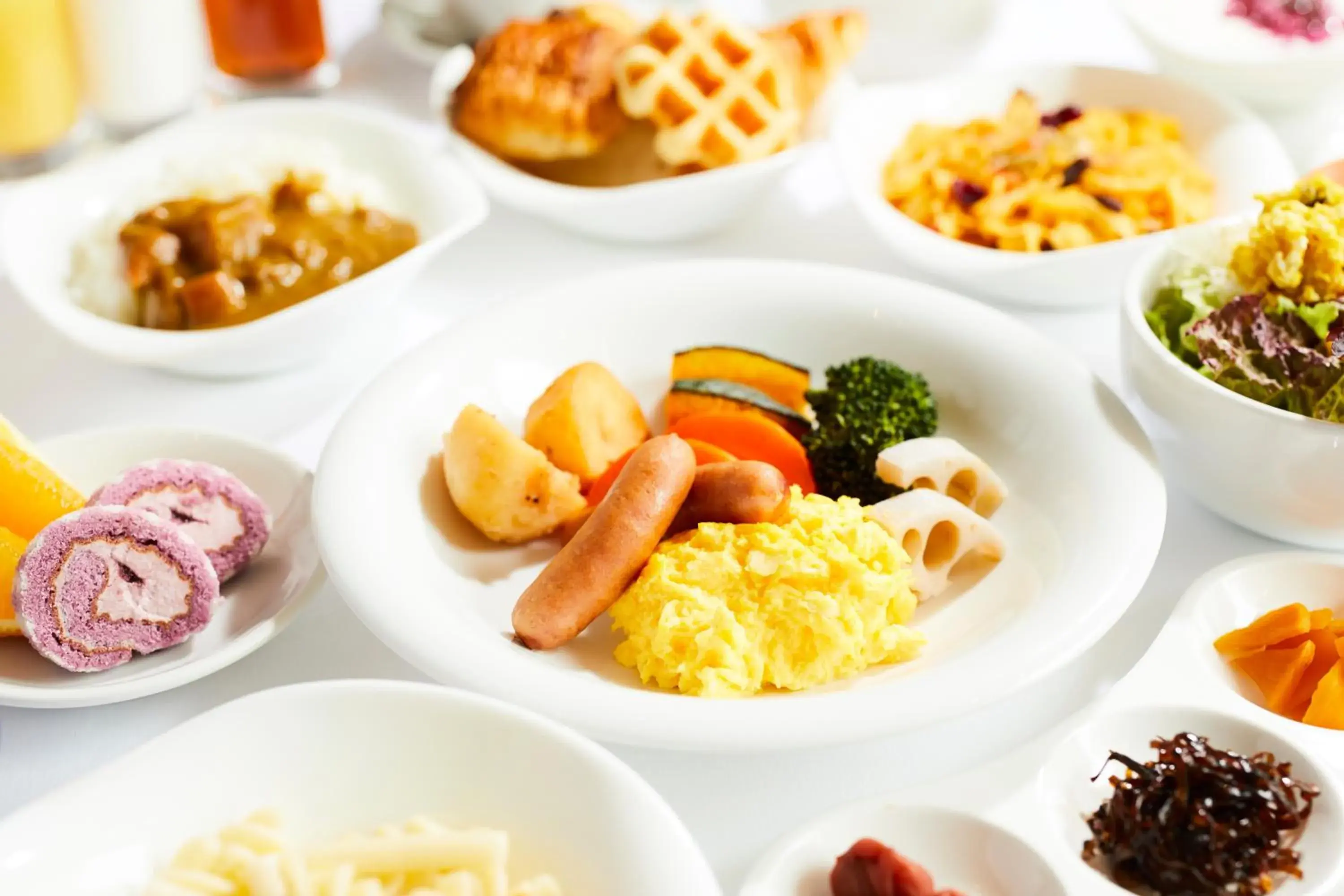 Buffet breakfast, Food in Ginza Grand Hotel