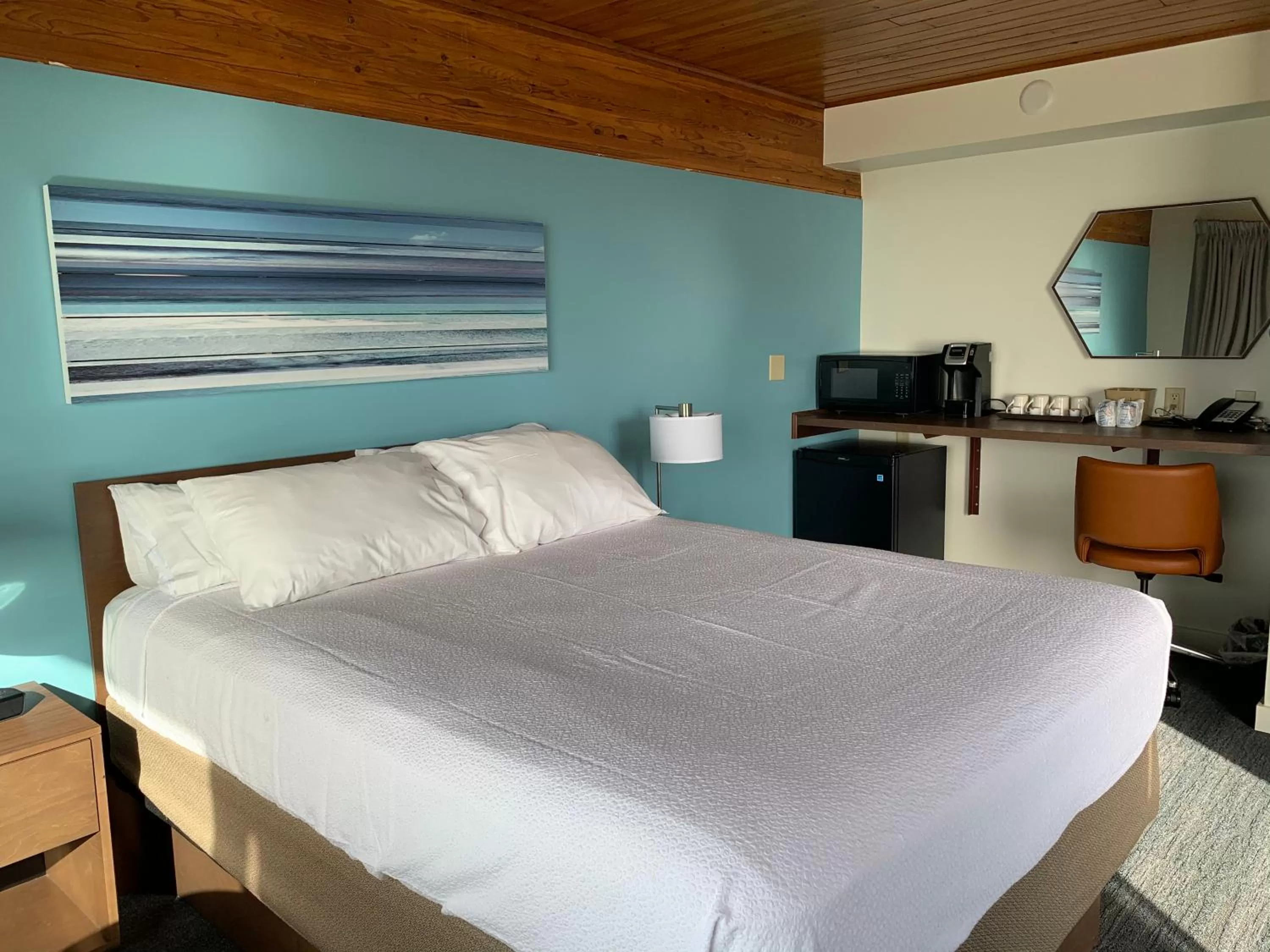 Coffee/tea facilities, Bed in The Ocean Front at Seaside