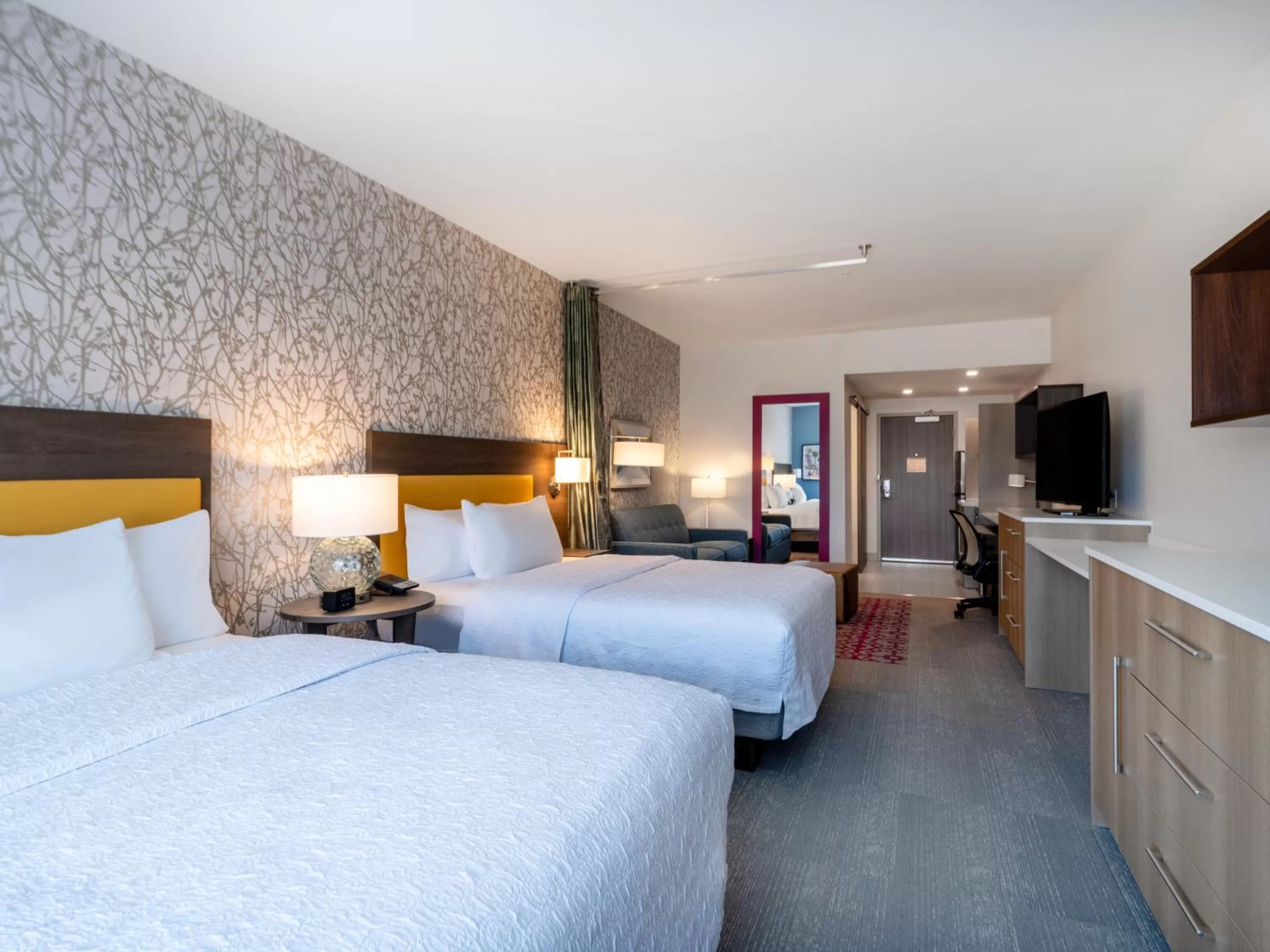 Bed in Home2 Suites By Hilton Santa Rosa Beach