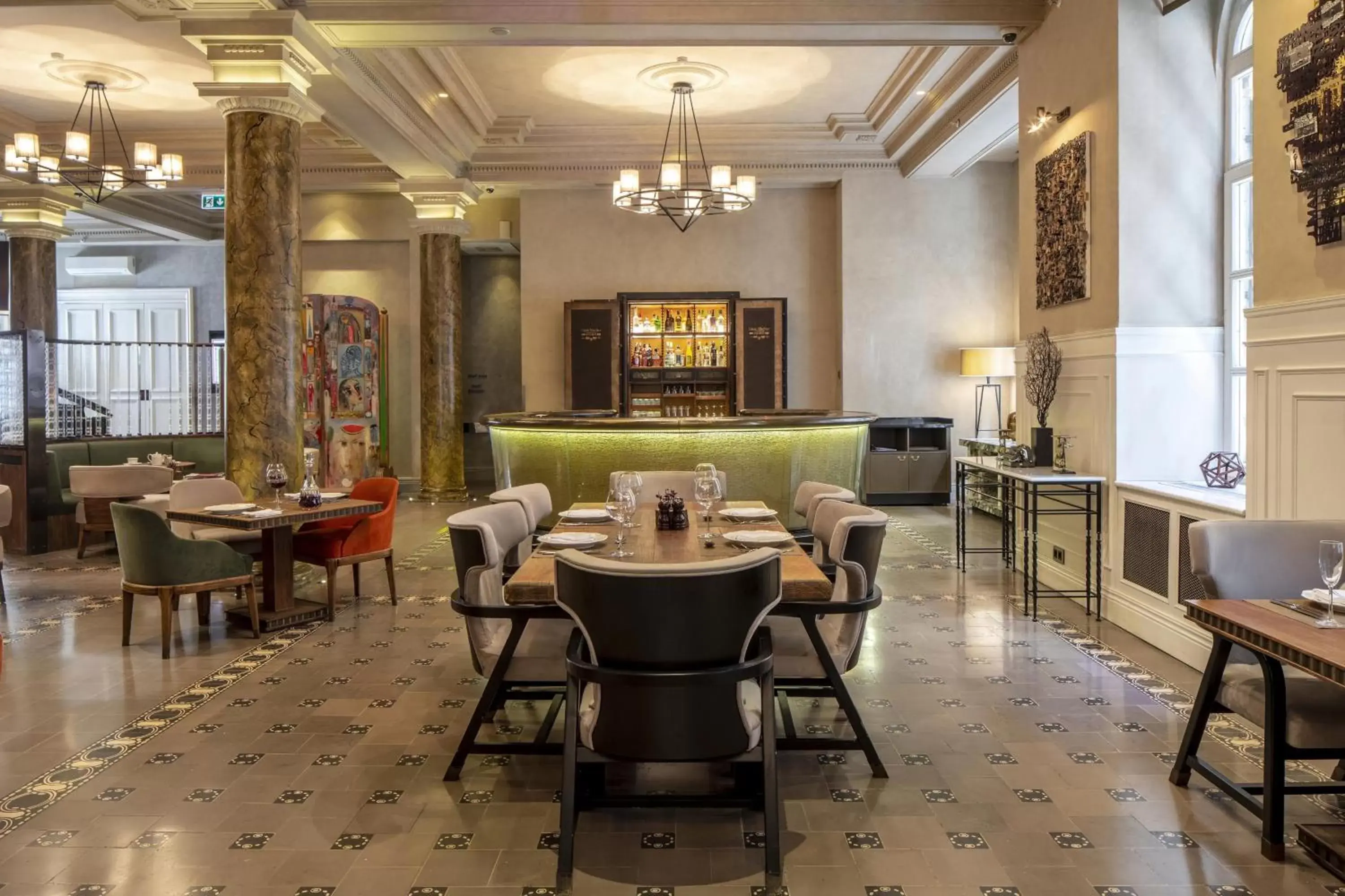Lobby or reception, Restaurant/Places to Eat in The Bank Hotel Istanbul, a Member of Design Hotels