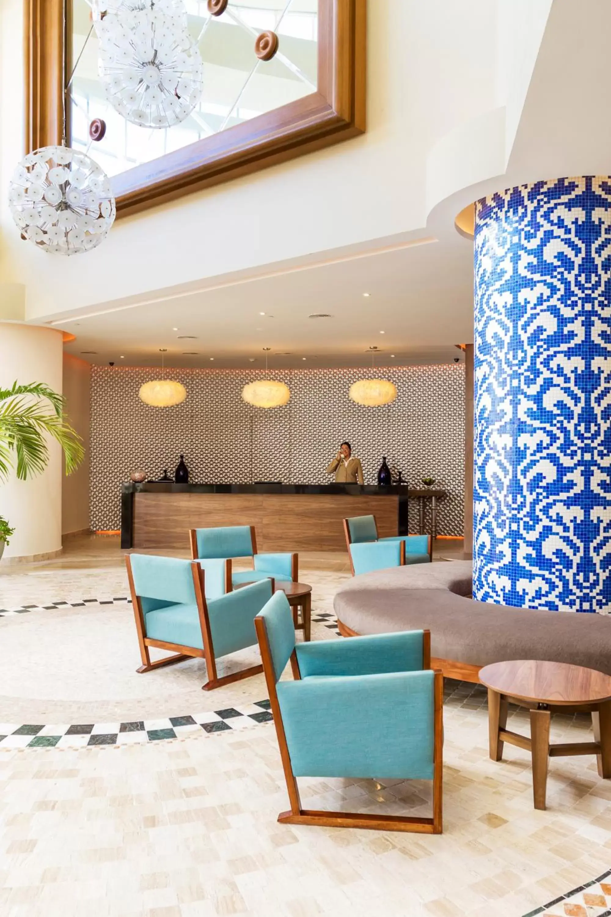 Lobby or reception, Lobby/Reception in Sandos Cancun All Inclusive