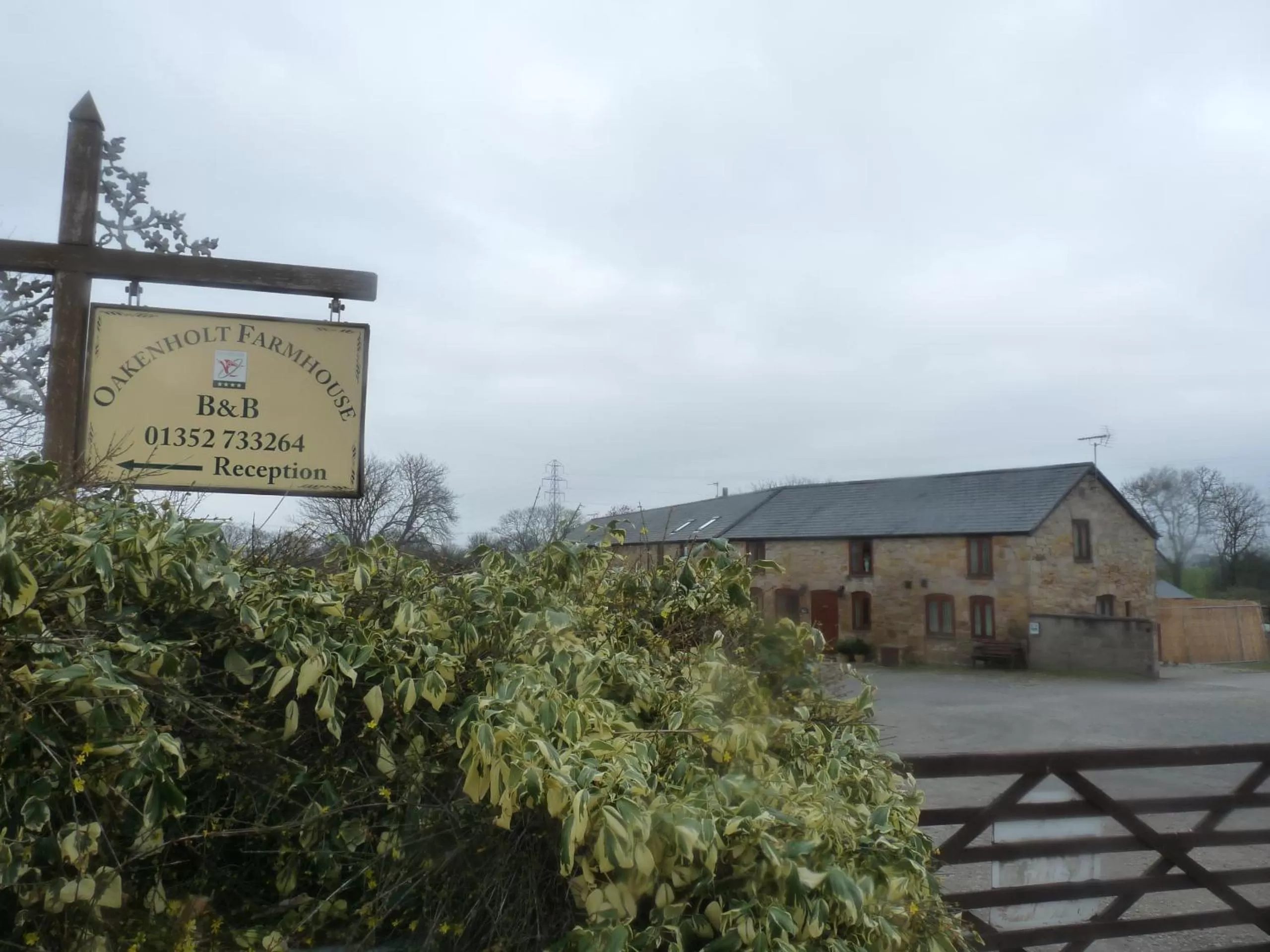 Facade/entrance in Oakenholt Farm Bed and Breakfast