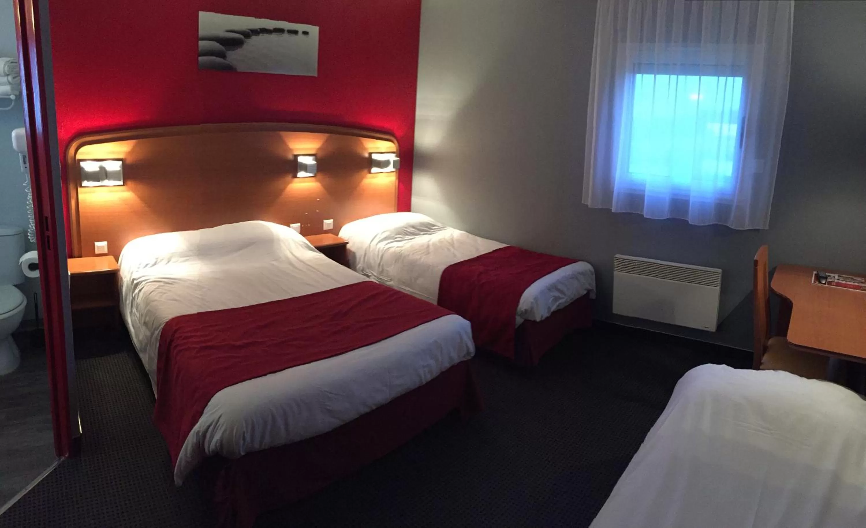 Bedroom, Bed in initial by balladins Amiens / Longueau