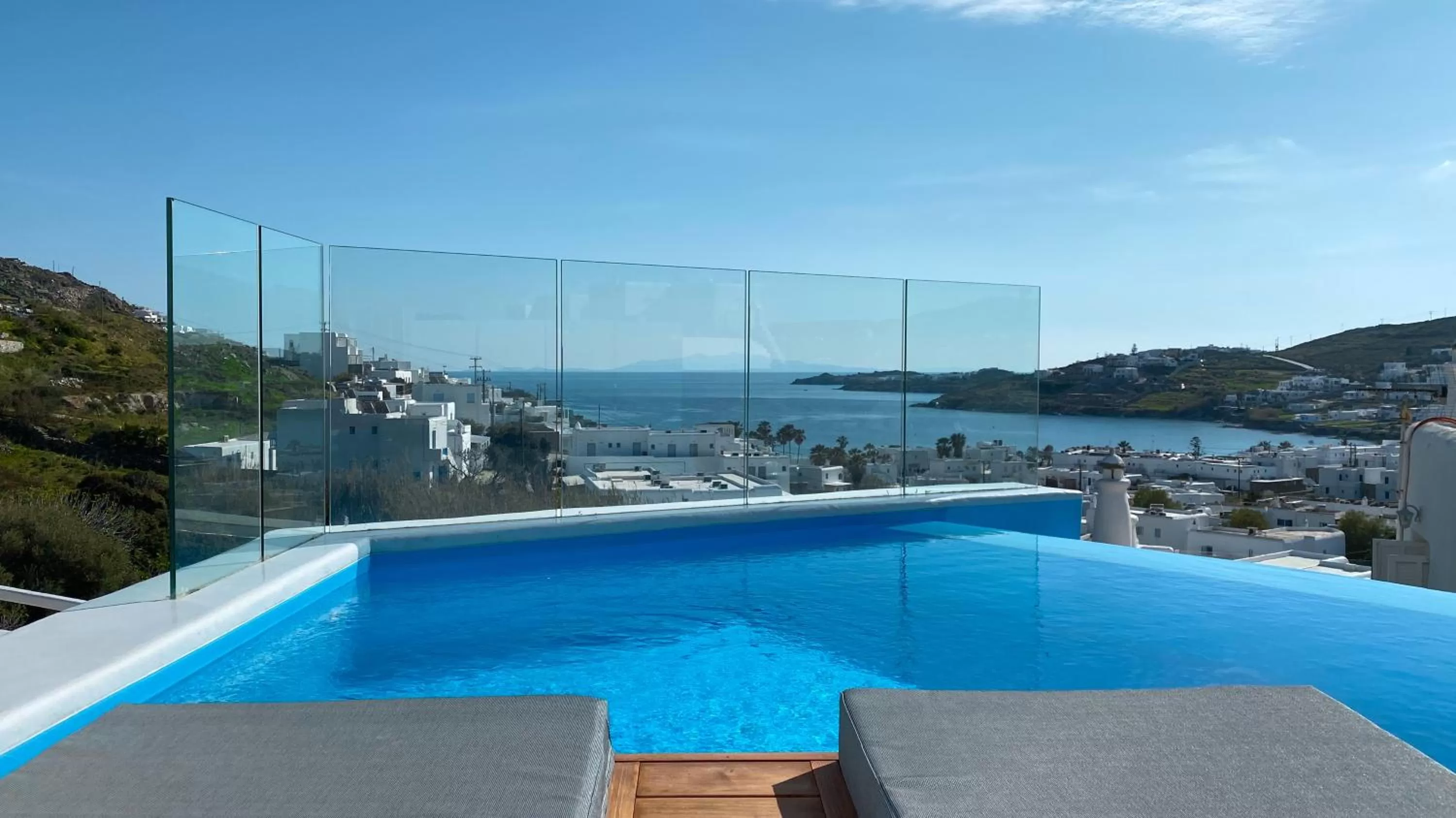 Pool view in Amperian Mykonos Suites & Villas