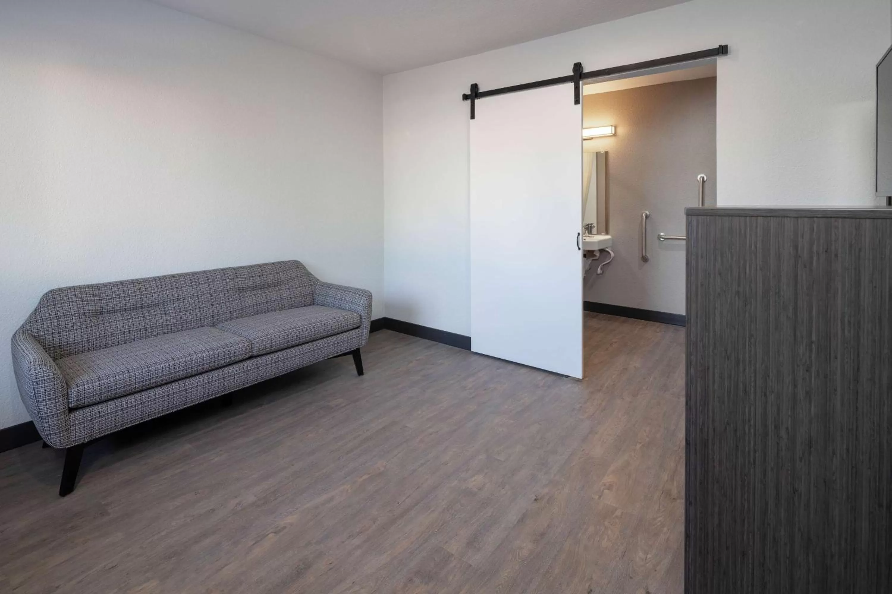 Photo of the whole room in Motel 6-Fontana, CA