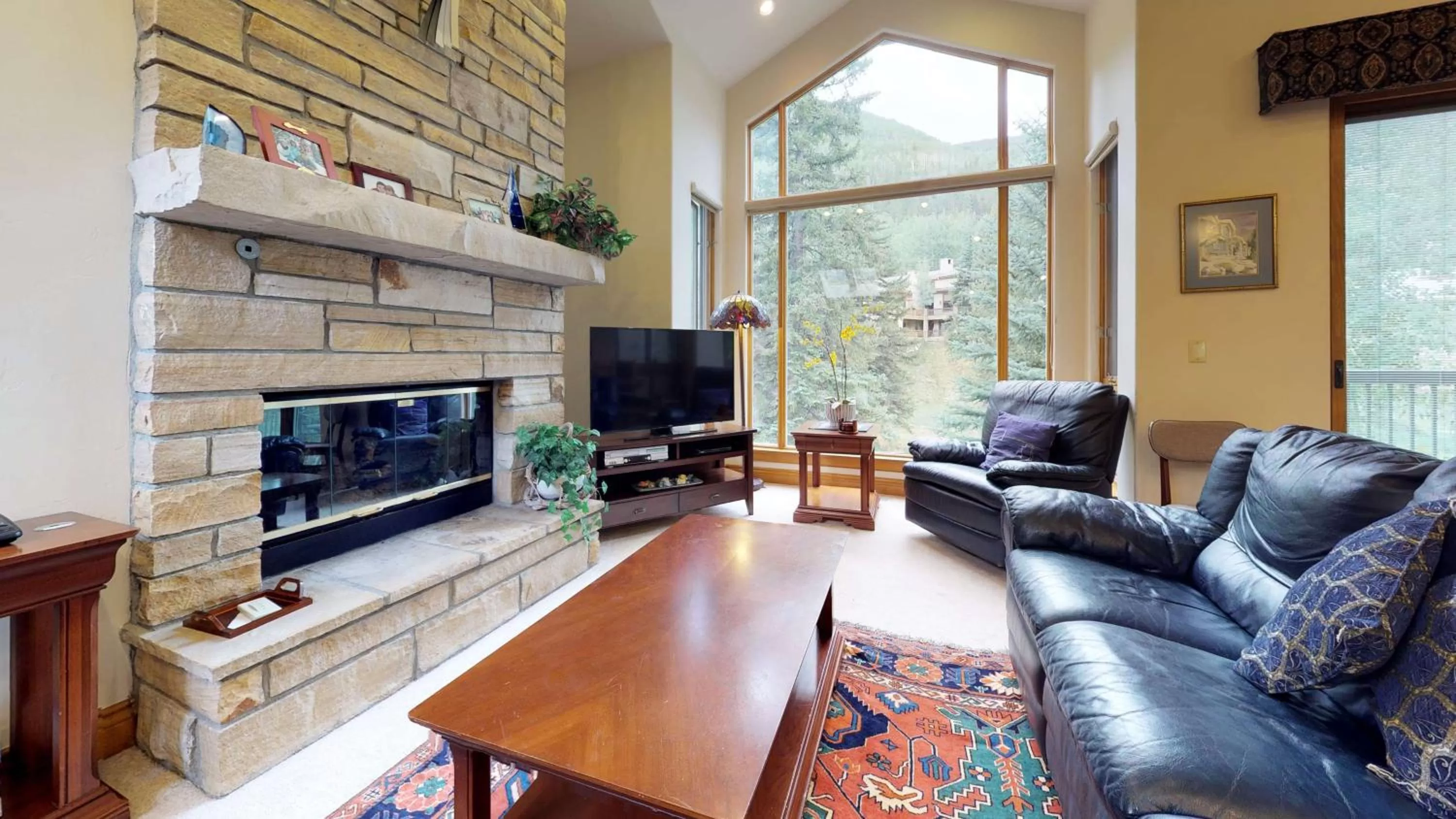 Living room in Vail Residences at Cascade Village, a Destination by Hyatt Residence