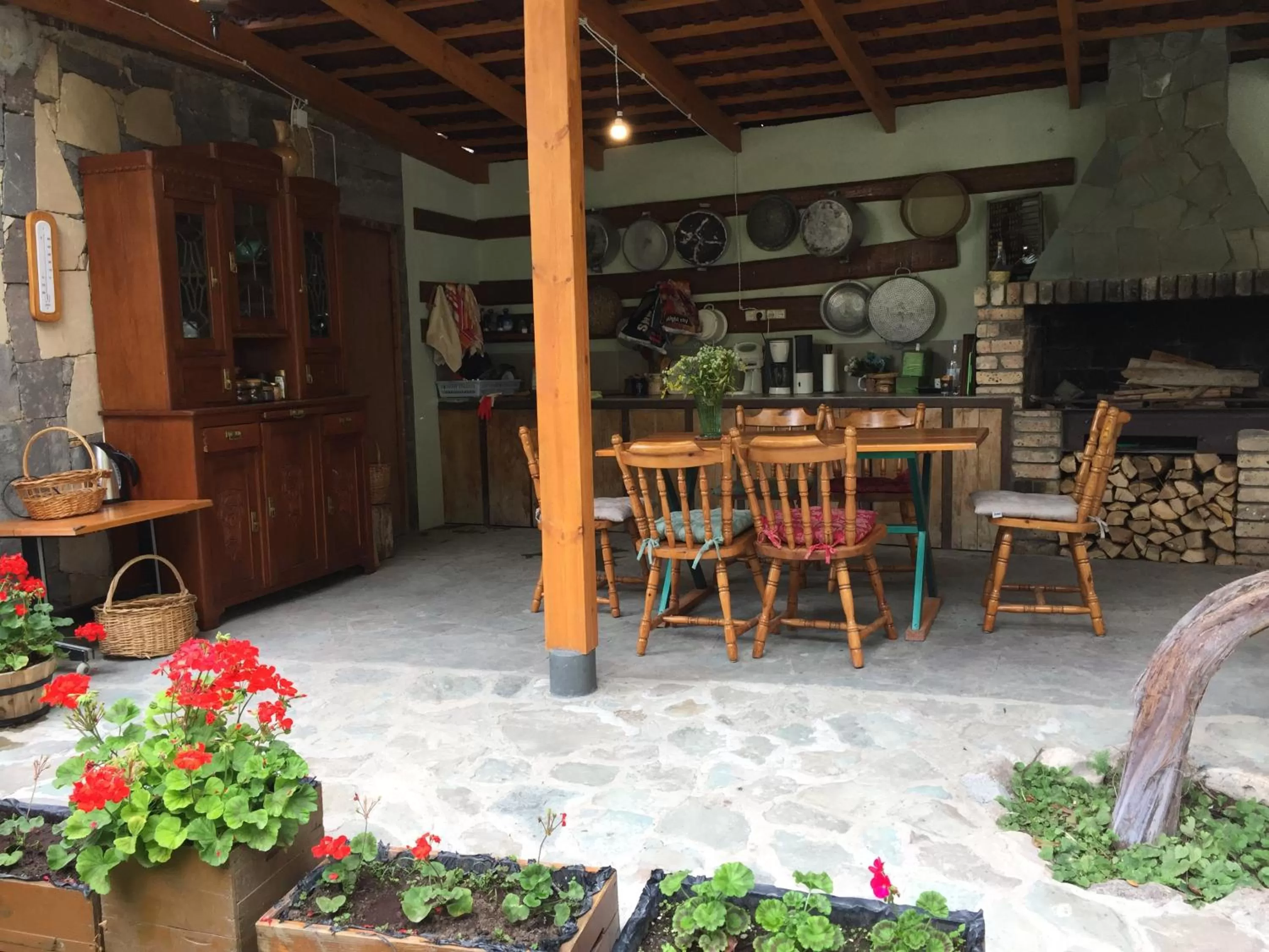 Patio in Green Stone Boutique Hotel