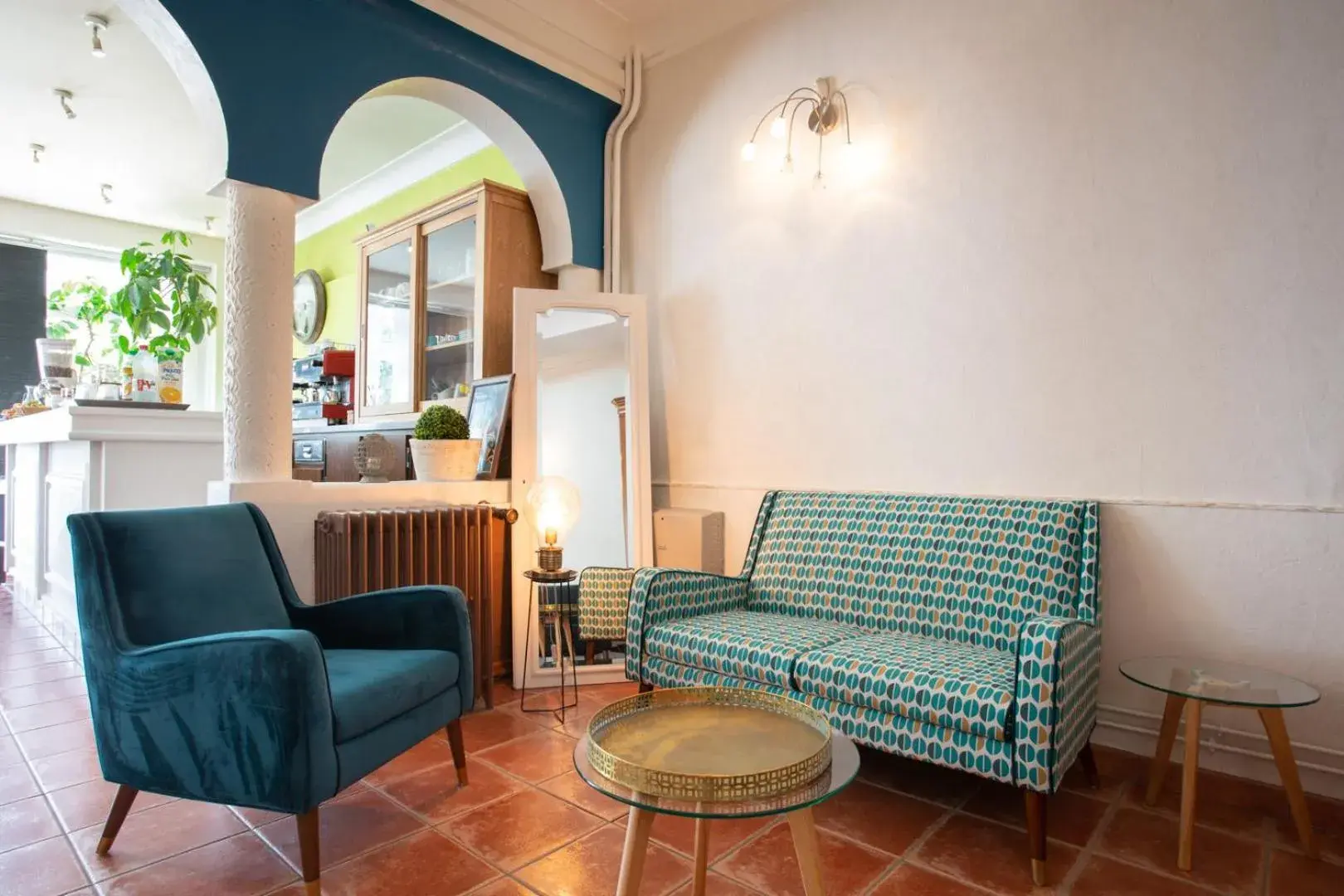 Seating Area in Logis Hotel L'Occitan