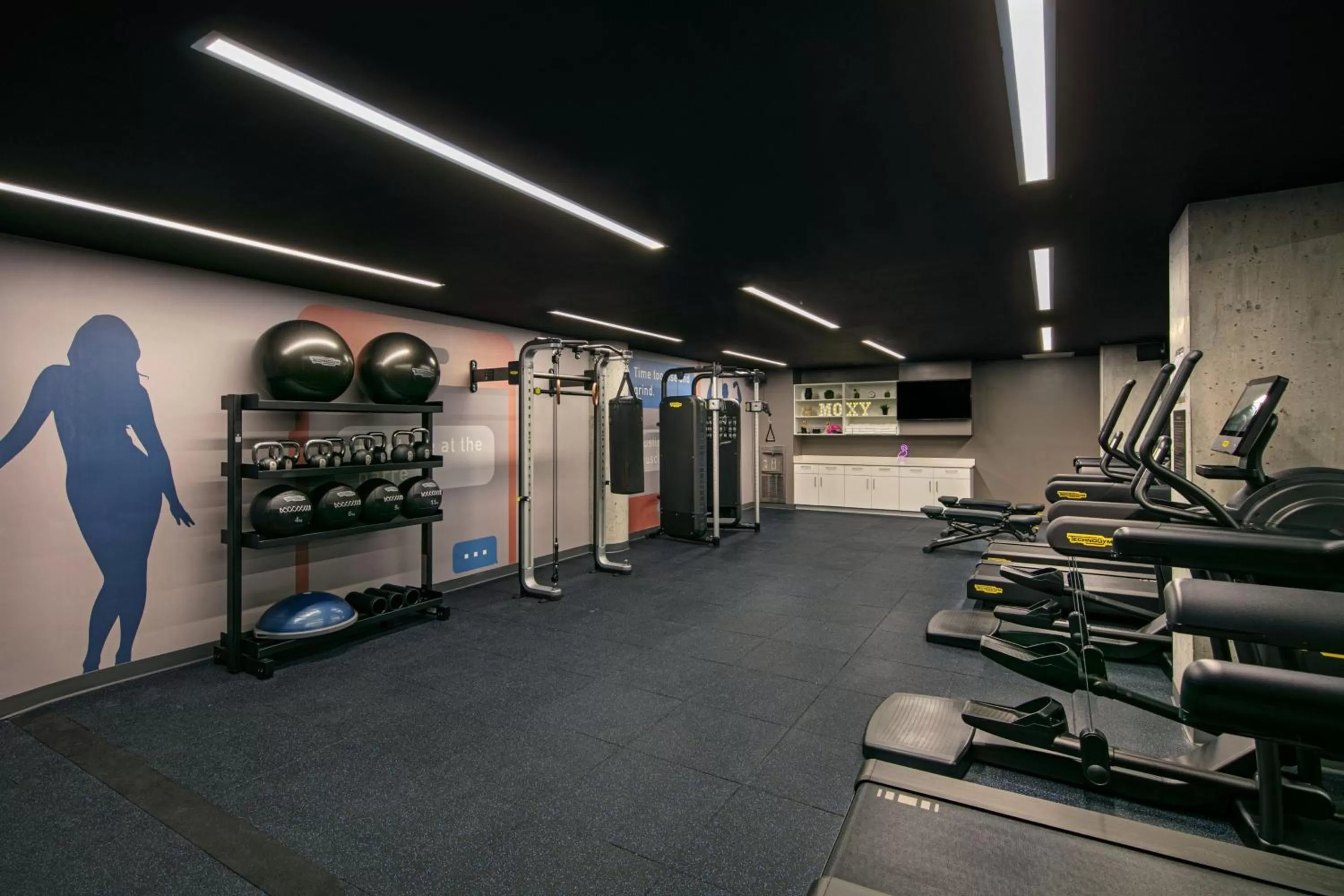Fitness centre/facilities in Moxy NYC Lower East Side