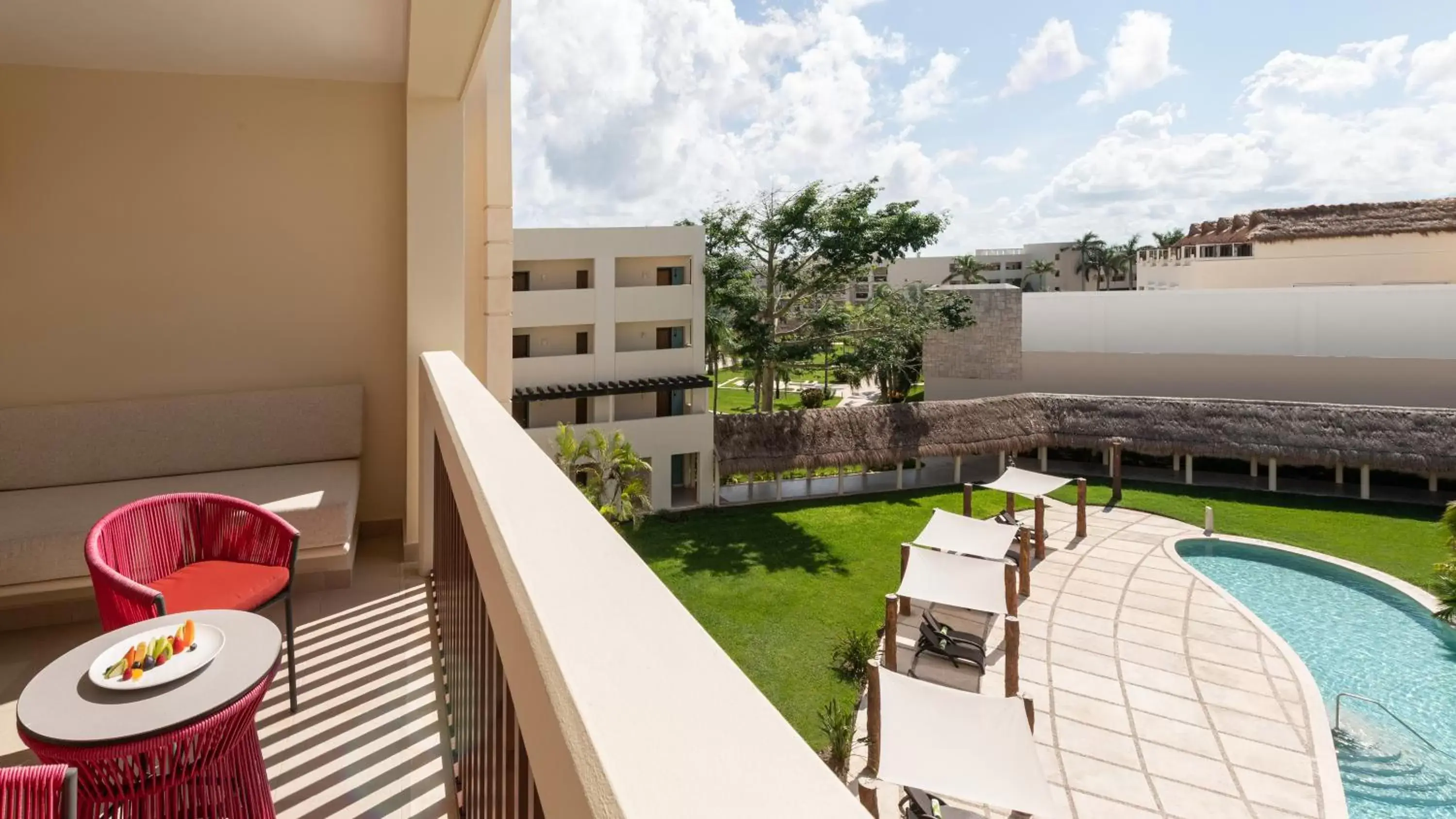 Pool View in Hyatt Ziva Riviera Cancun All-Inclusive