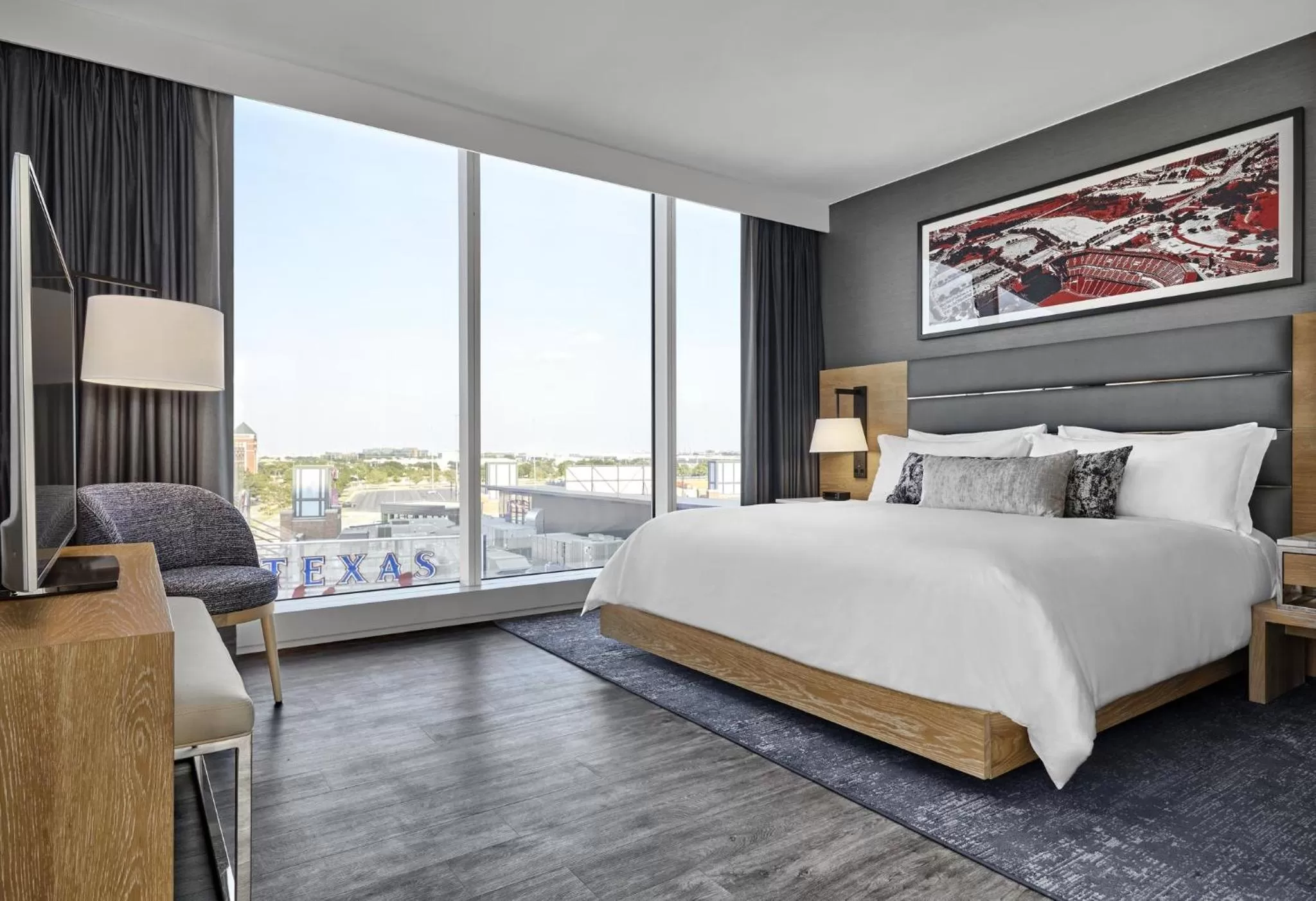 Photo of the whole room, Bed in Live! by Loews - Arlington, TX