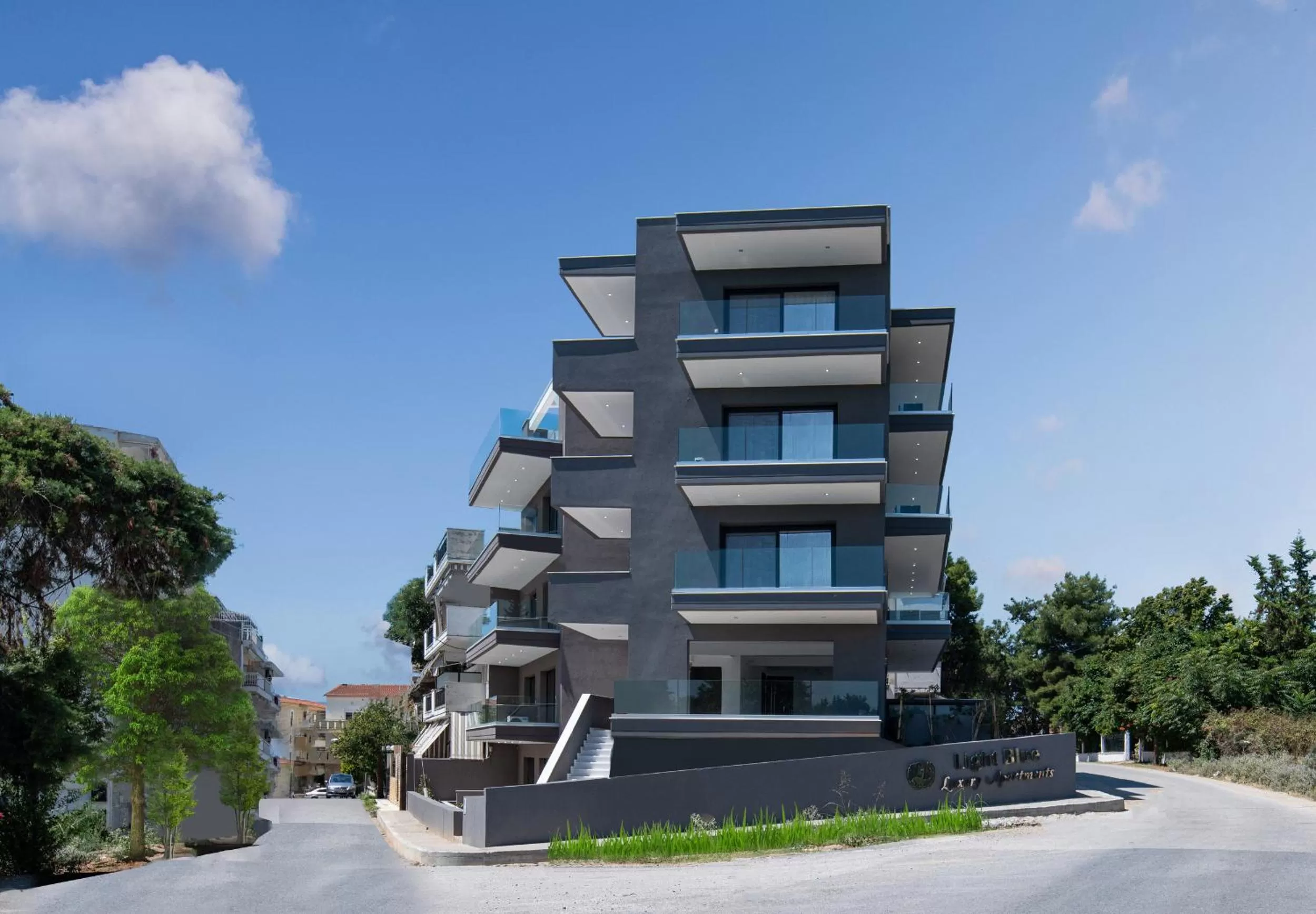 Property building in Light Blue Hotel