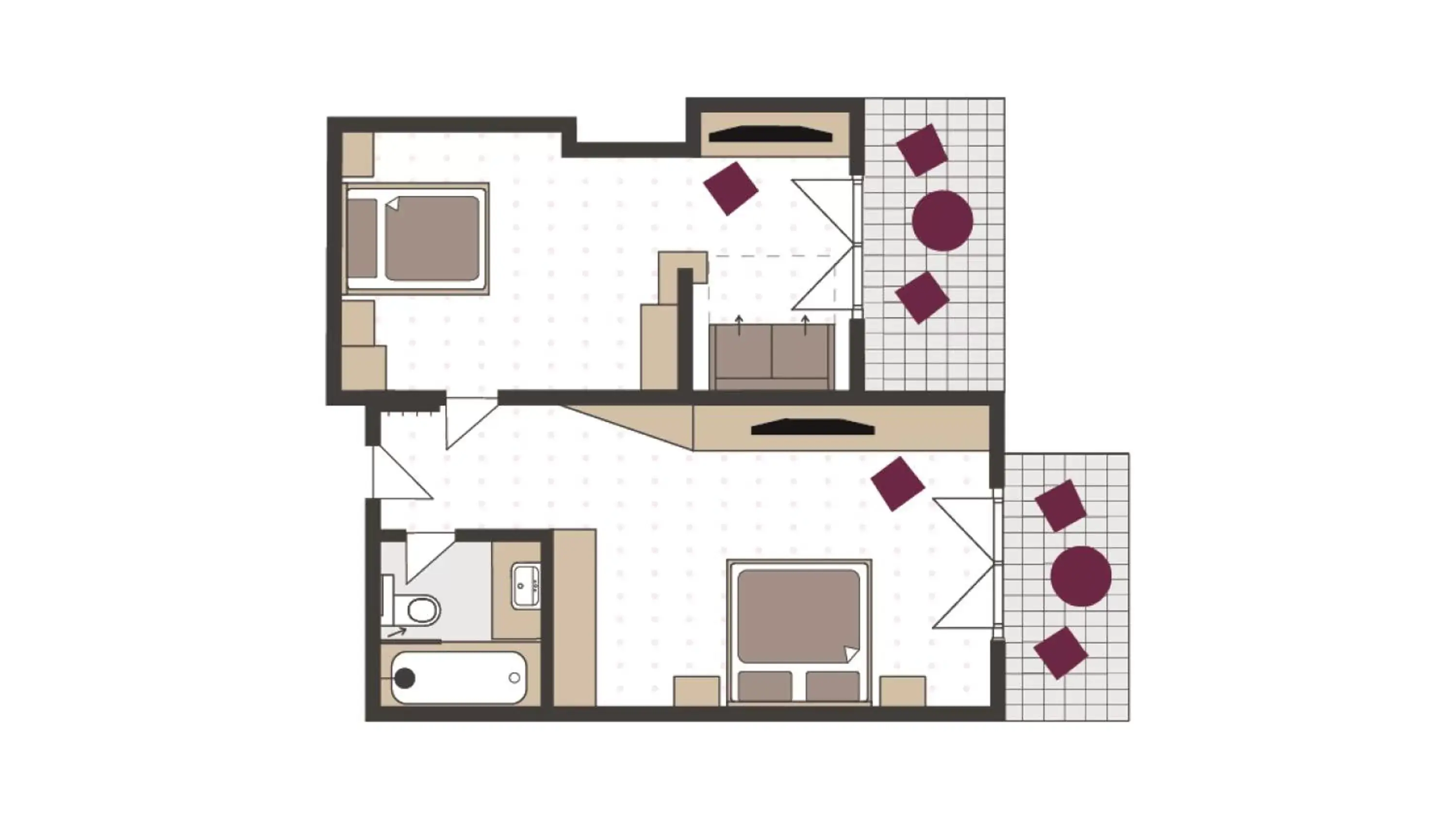 Floor Plan in Paradies Pure Mountain Resort