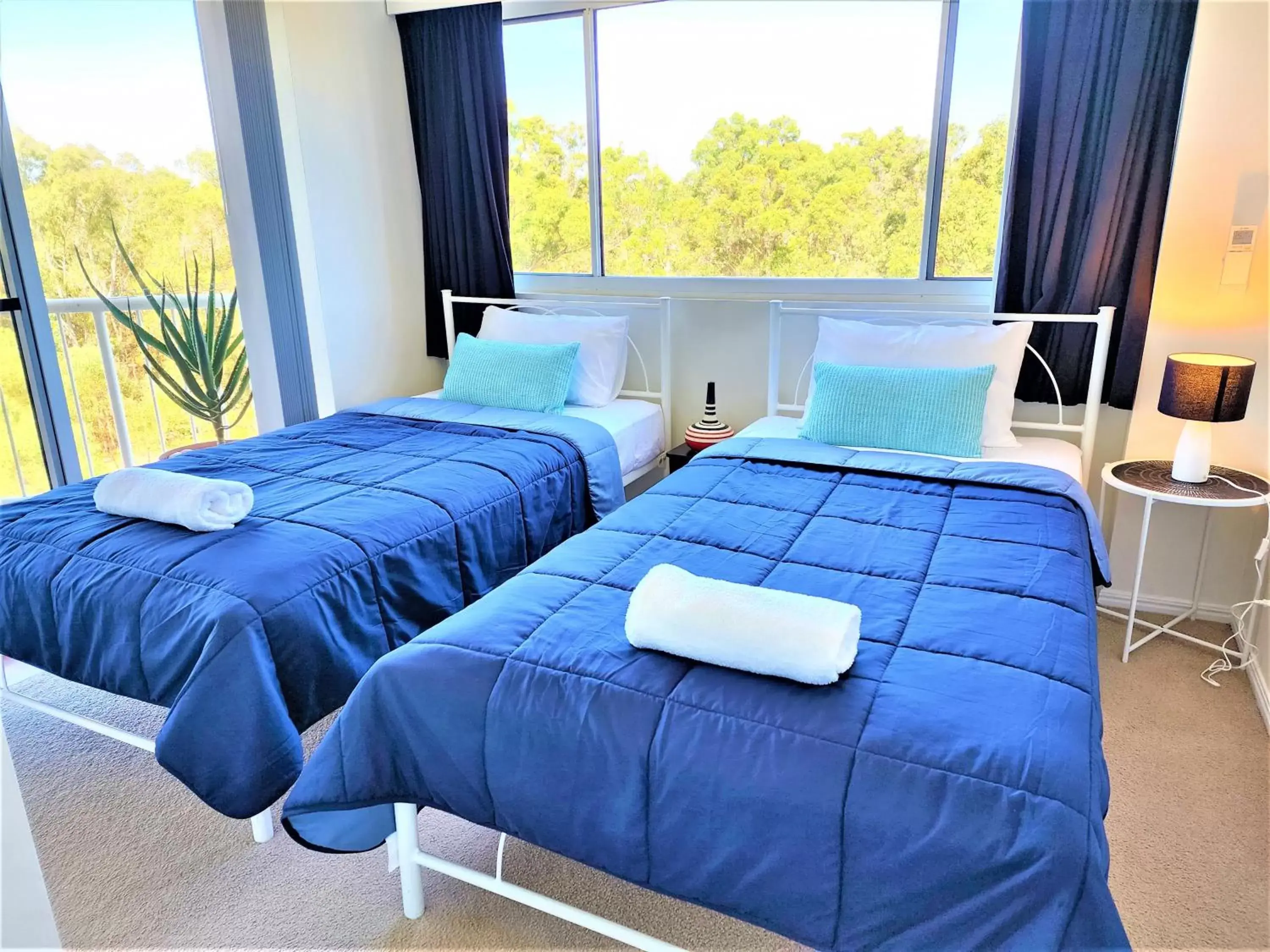 Bed in Fairways Golf & Beach Retreat Bribie Island