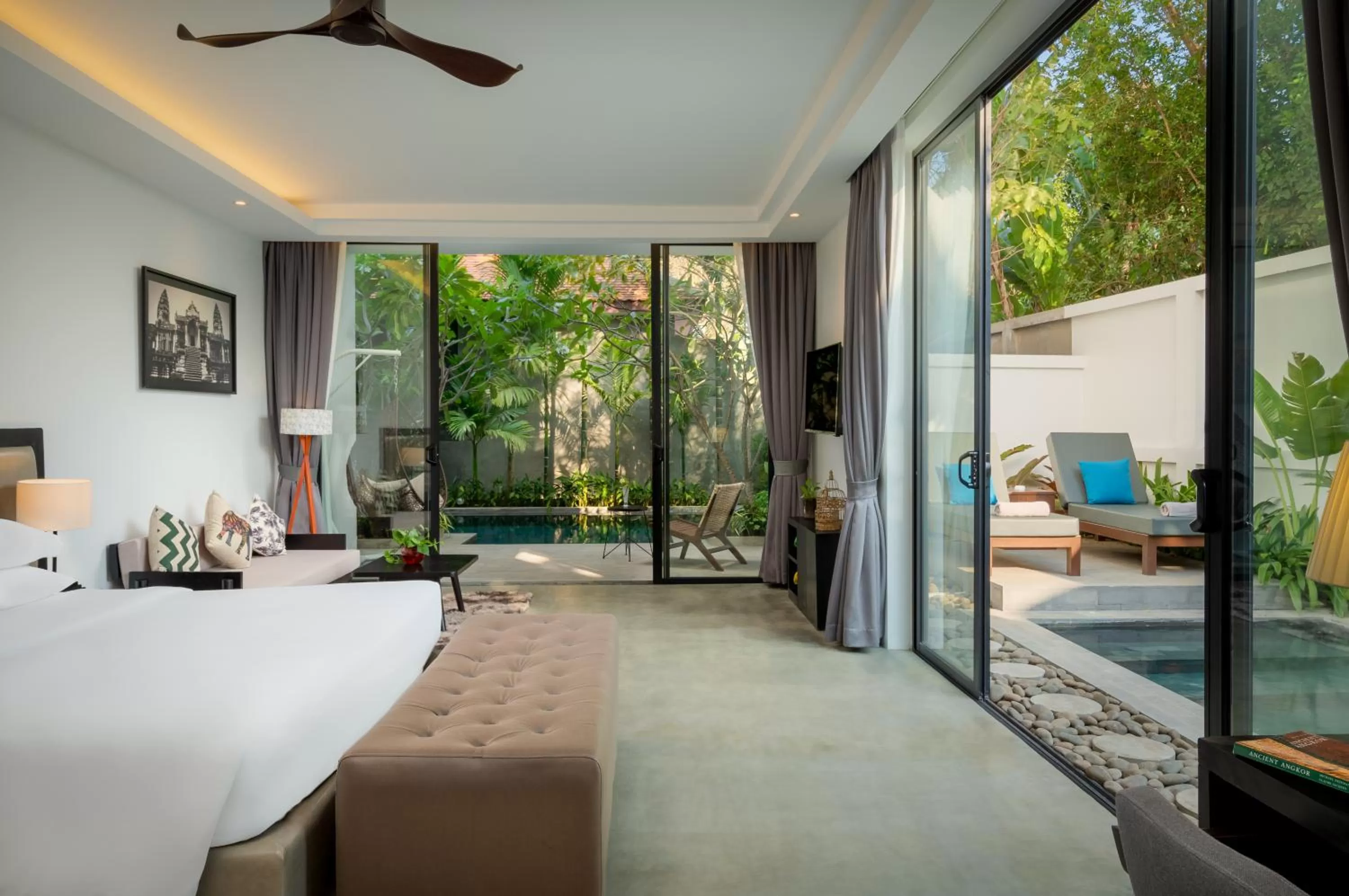 View (from property/room), Bed in Eightfold Urban Resort