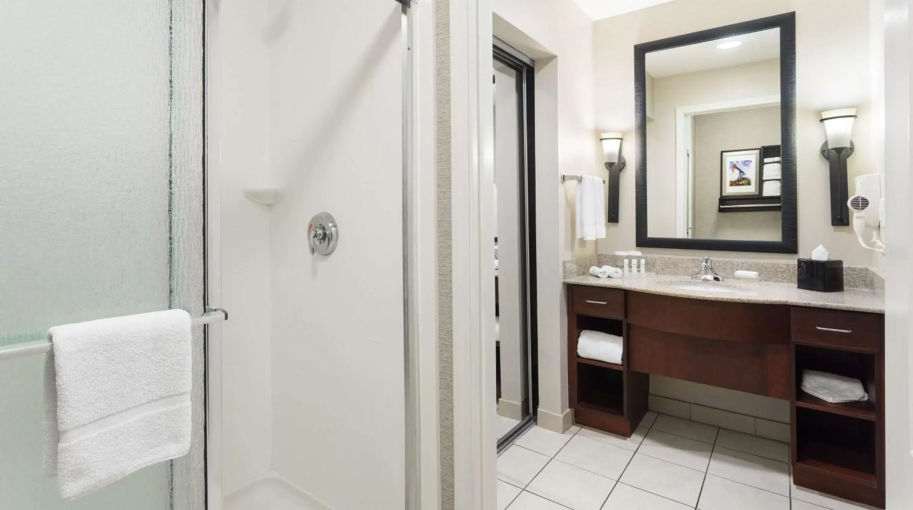 Bathroom in Homewood Suites by Hilton Shreveport