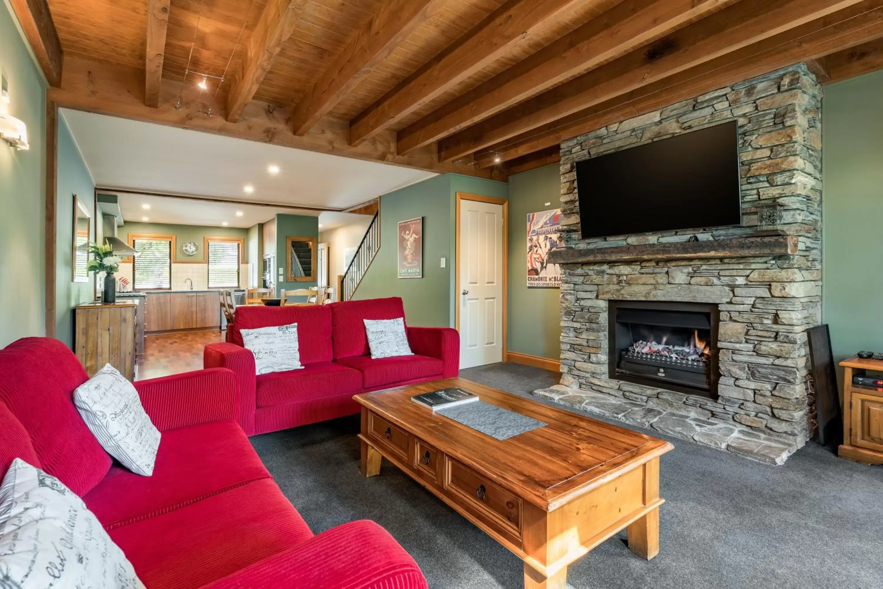 Seating Area in Wanaka Luxury Apartments