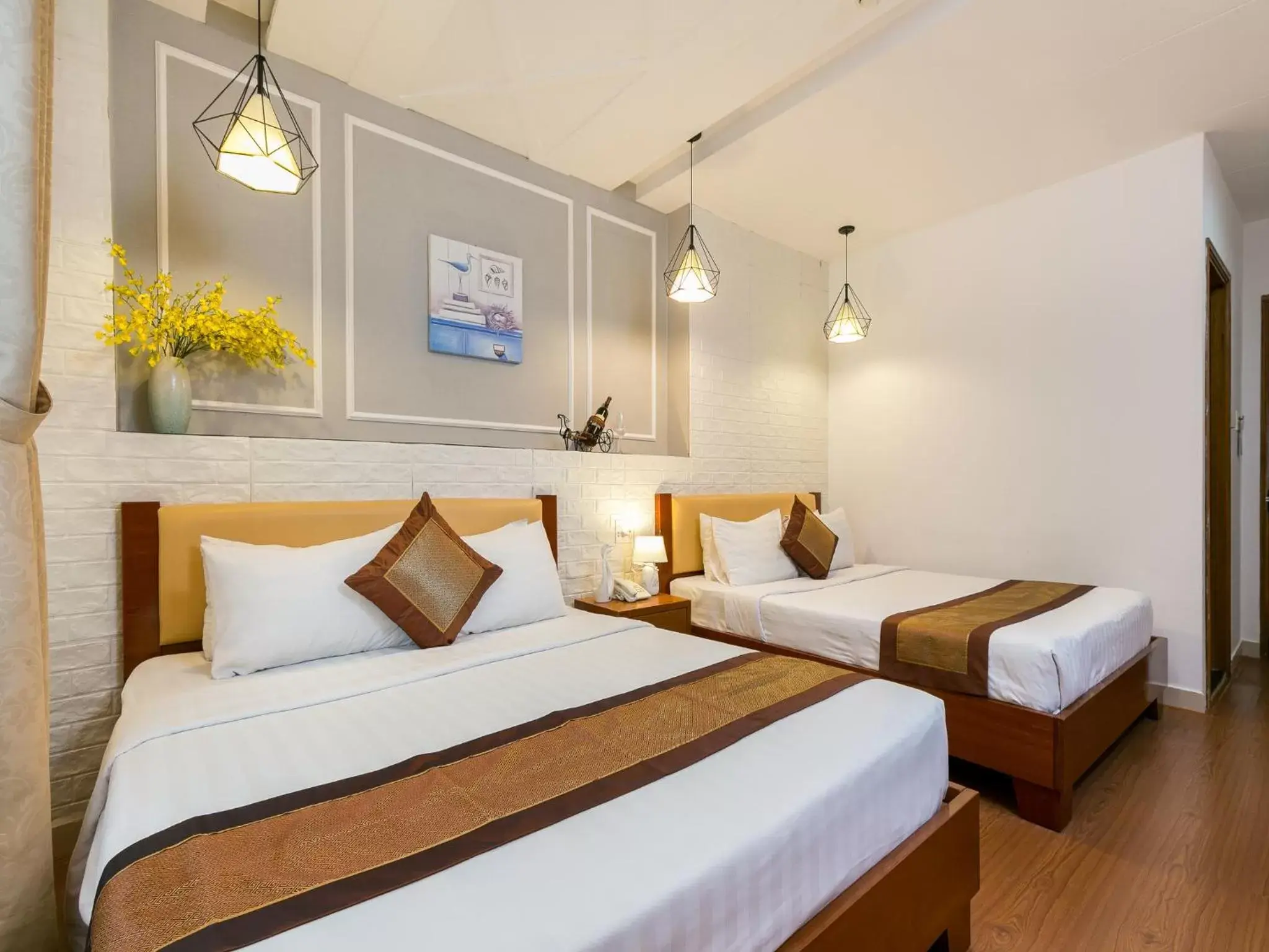 Photo of the whole room, Bed in Vilion Boutique Hotel Ben Thanh