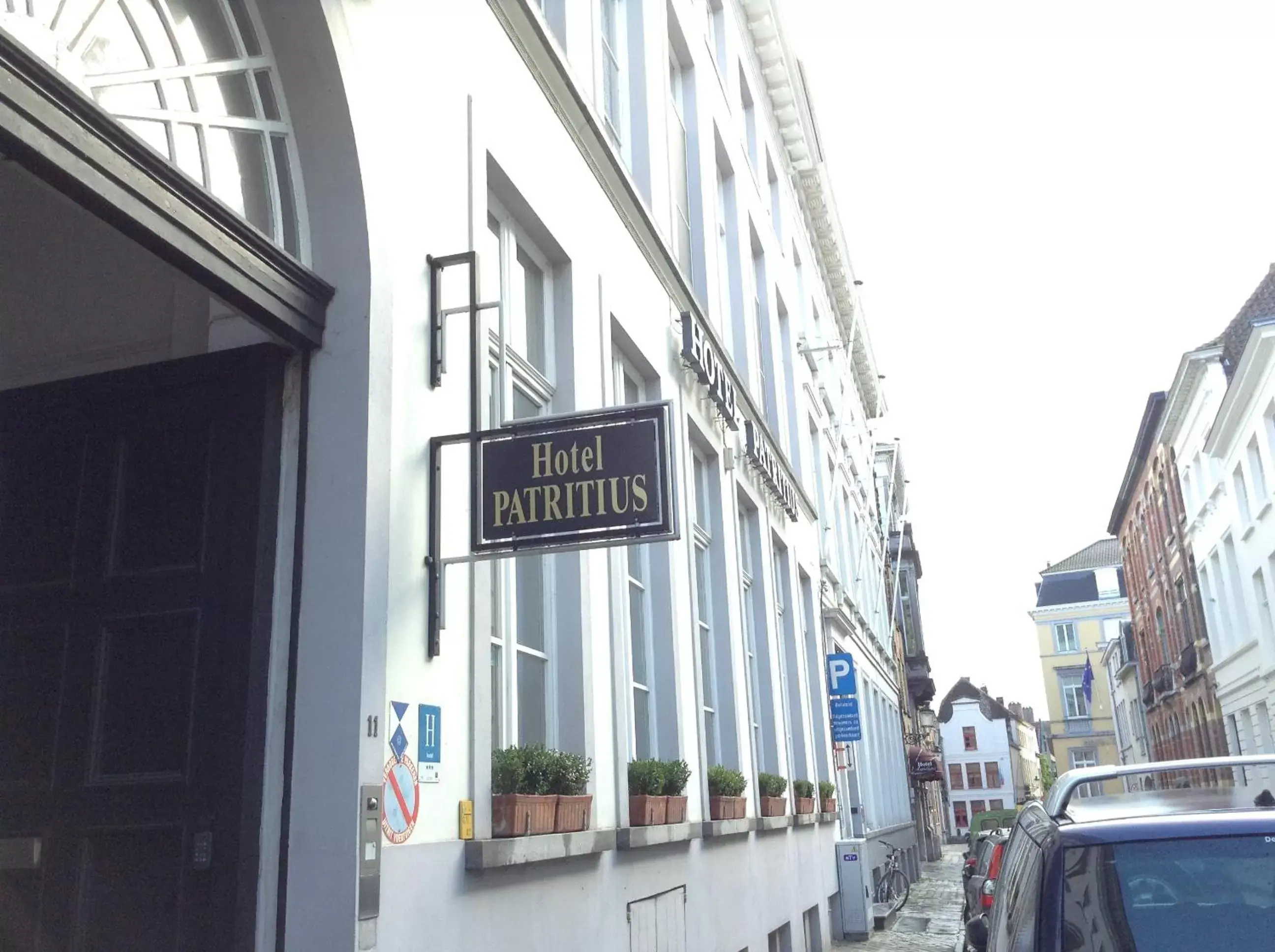 Facade/entrance in Hotel Patritius