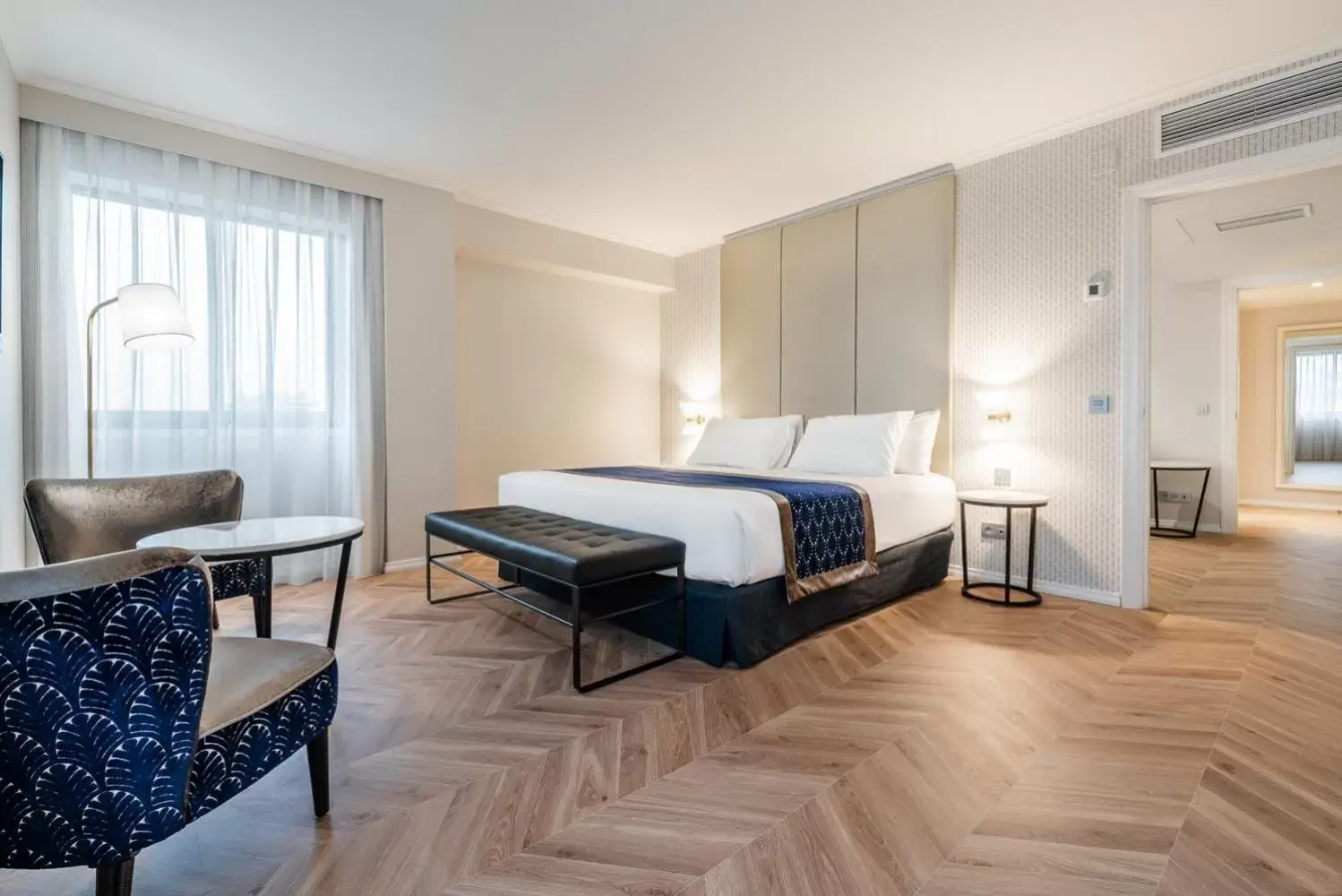 Bedroom, Bed in Eurostars Gran Hotel Lugo