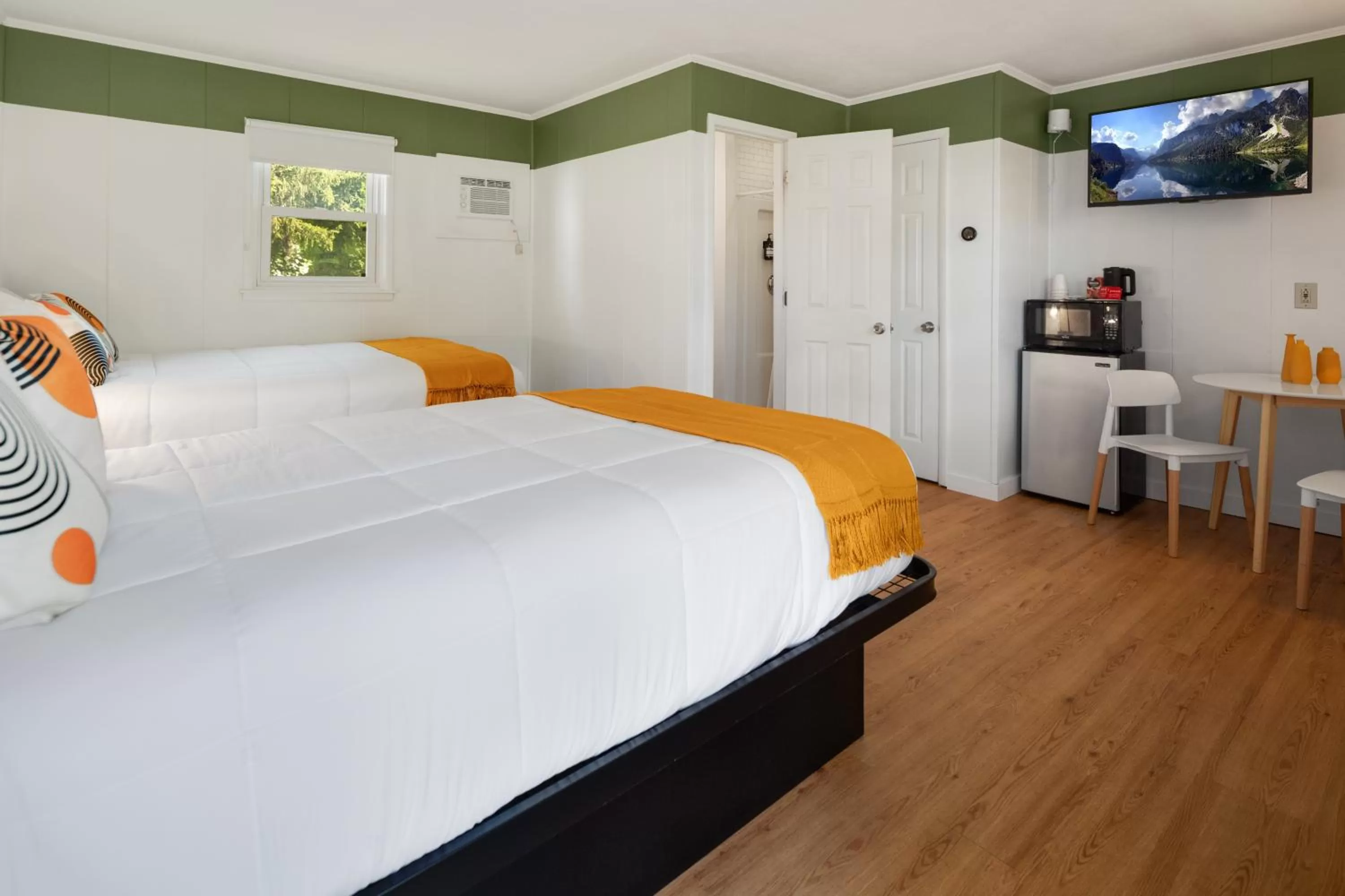 Bed in Birches Motel