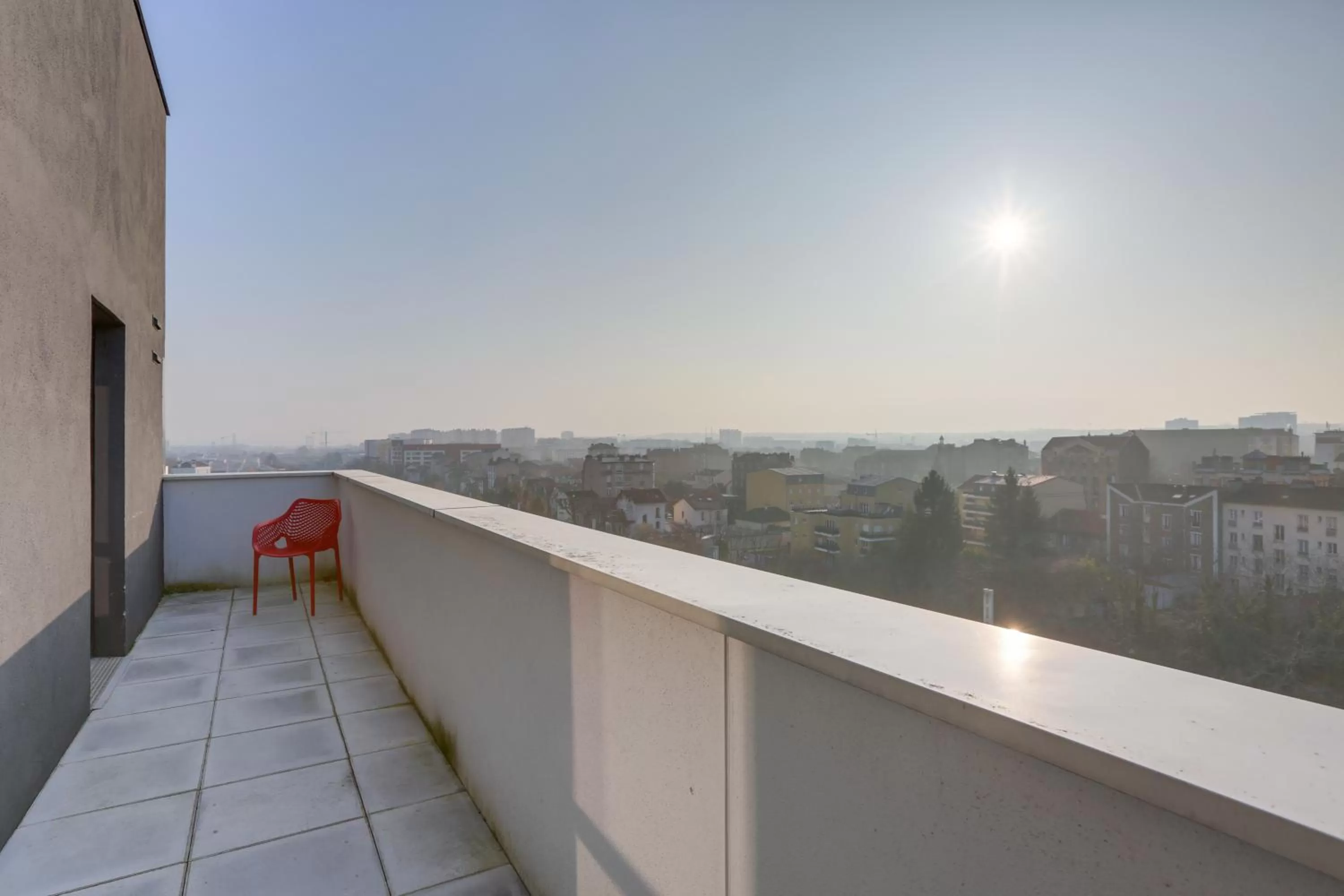 Balcony/Terrace in All Suites Appart Hôtel - Choisy-le-Roi