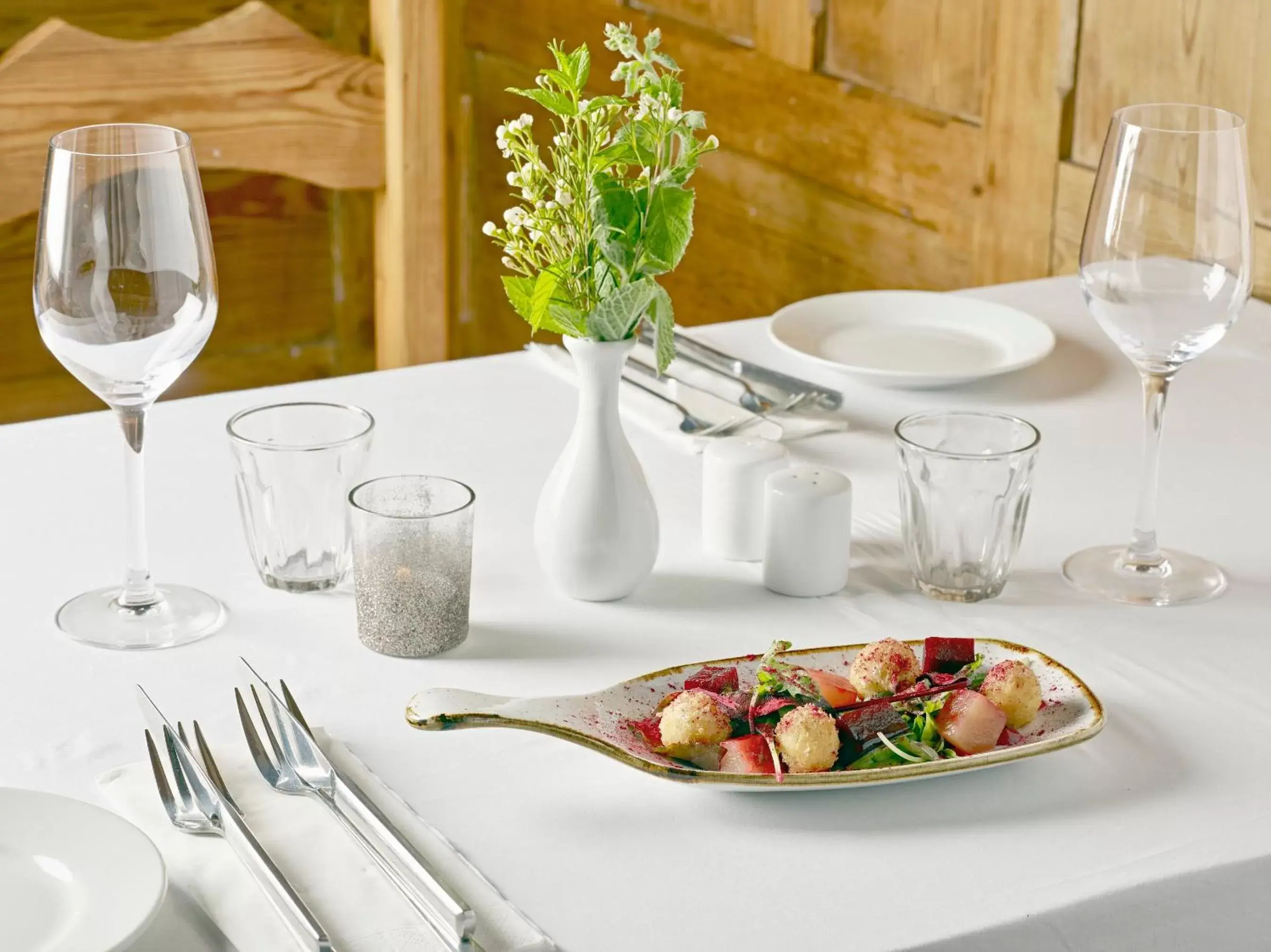 Food close-up in Tennant Arms Hotel