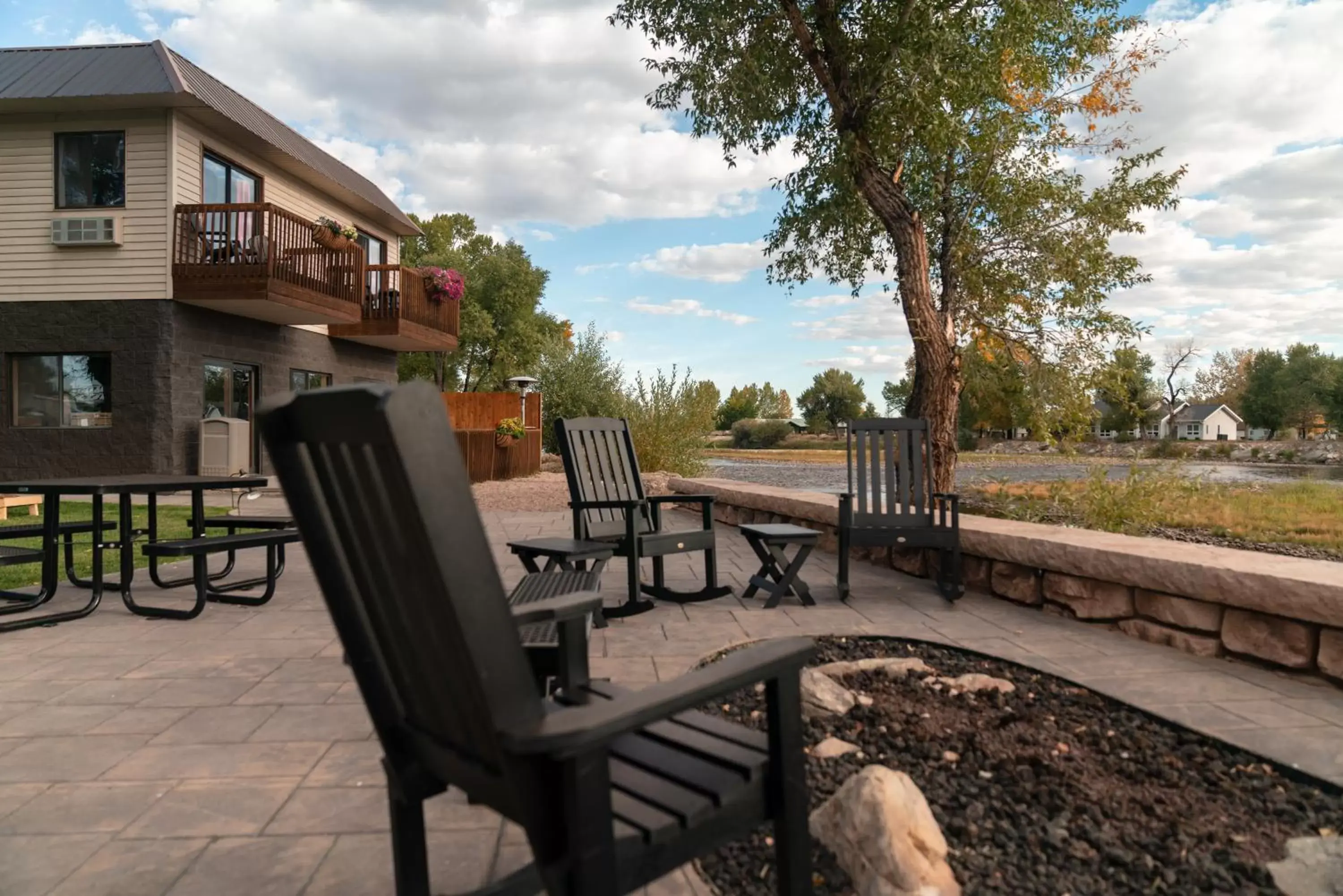 Patio in Riviera Motor Lodge