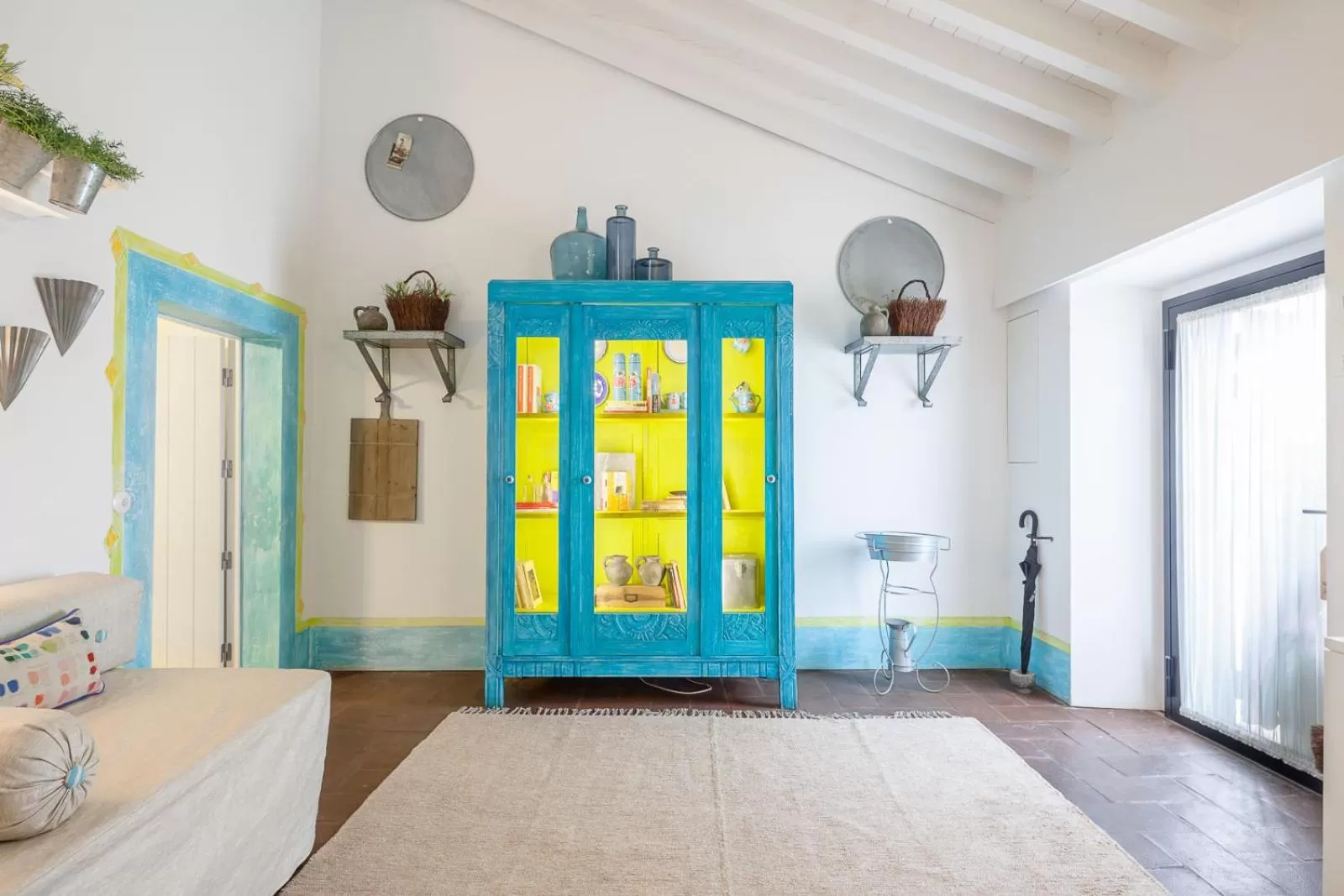 Living room, Bed in Torre de Palma Wine Hotel, Monforte, a Member of Design Hotels