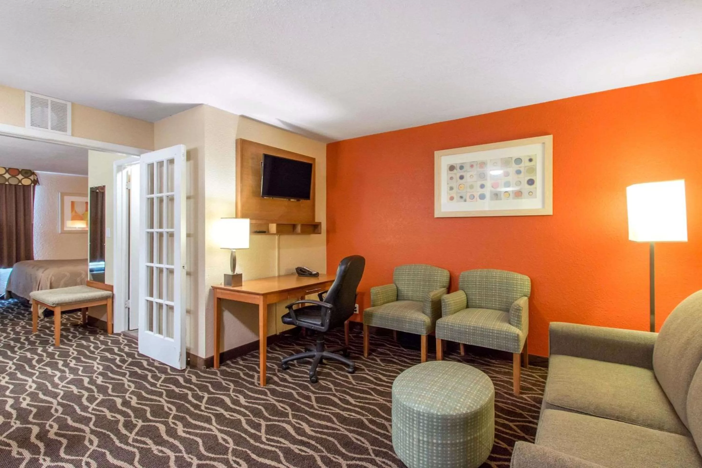 Photo of the whole room in Quality Inn & Suites I-35 near Frost Bank Center