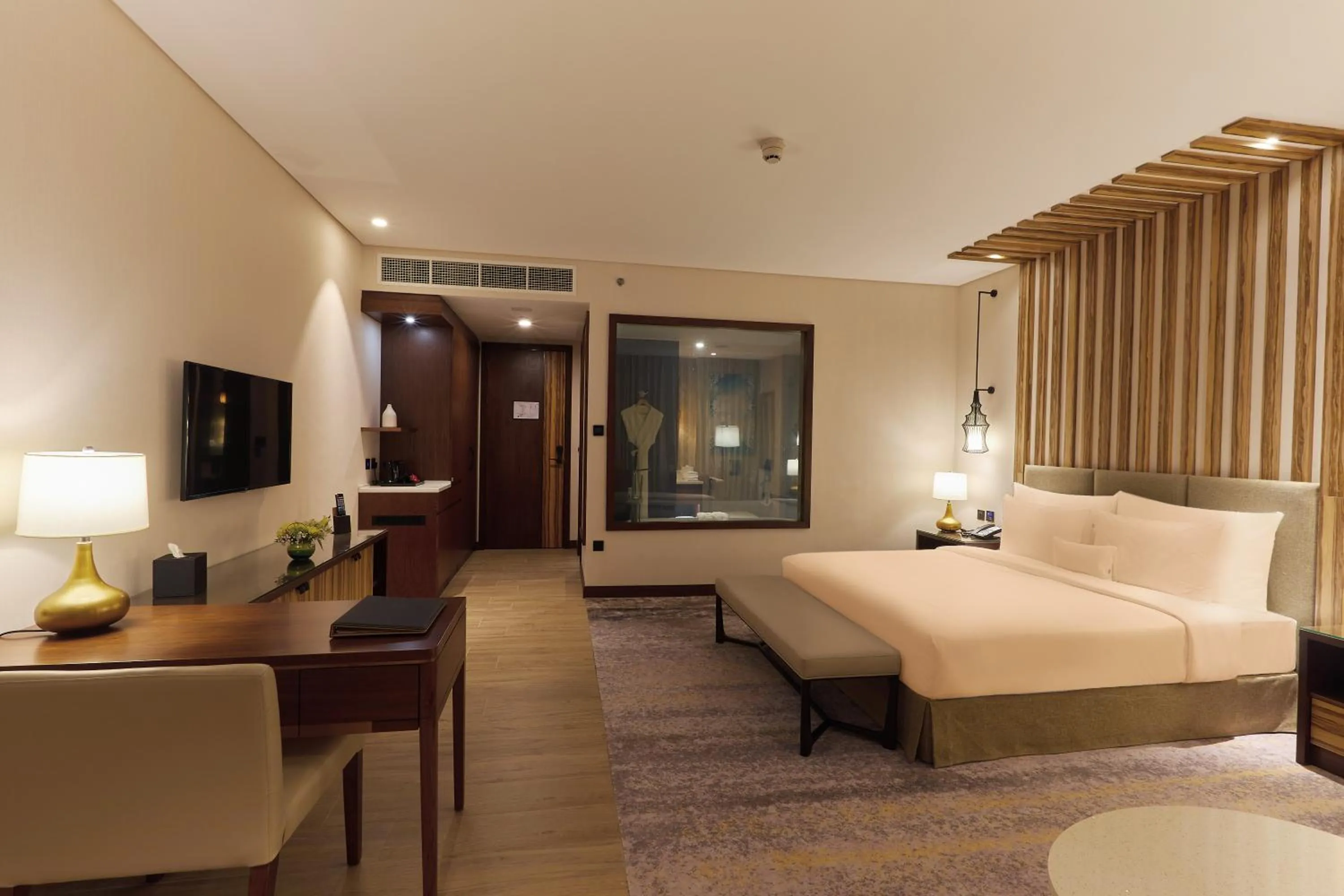 Bedroom, Bed in Millennium Resort Salalah