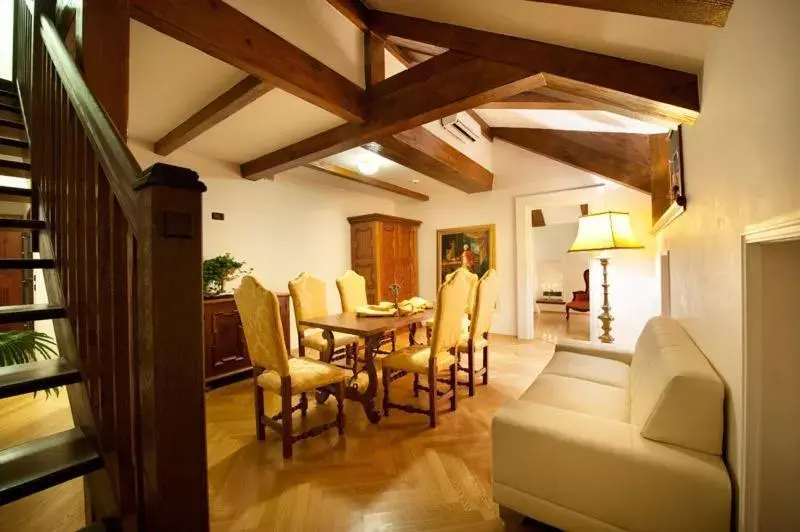 Living room, Dining Area in Charles Bridge Palace