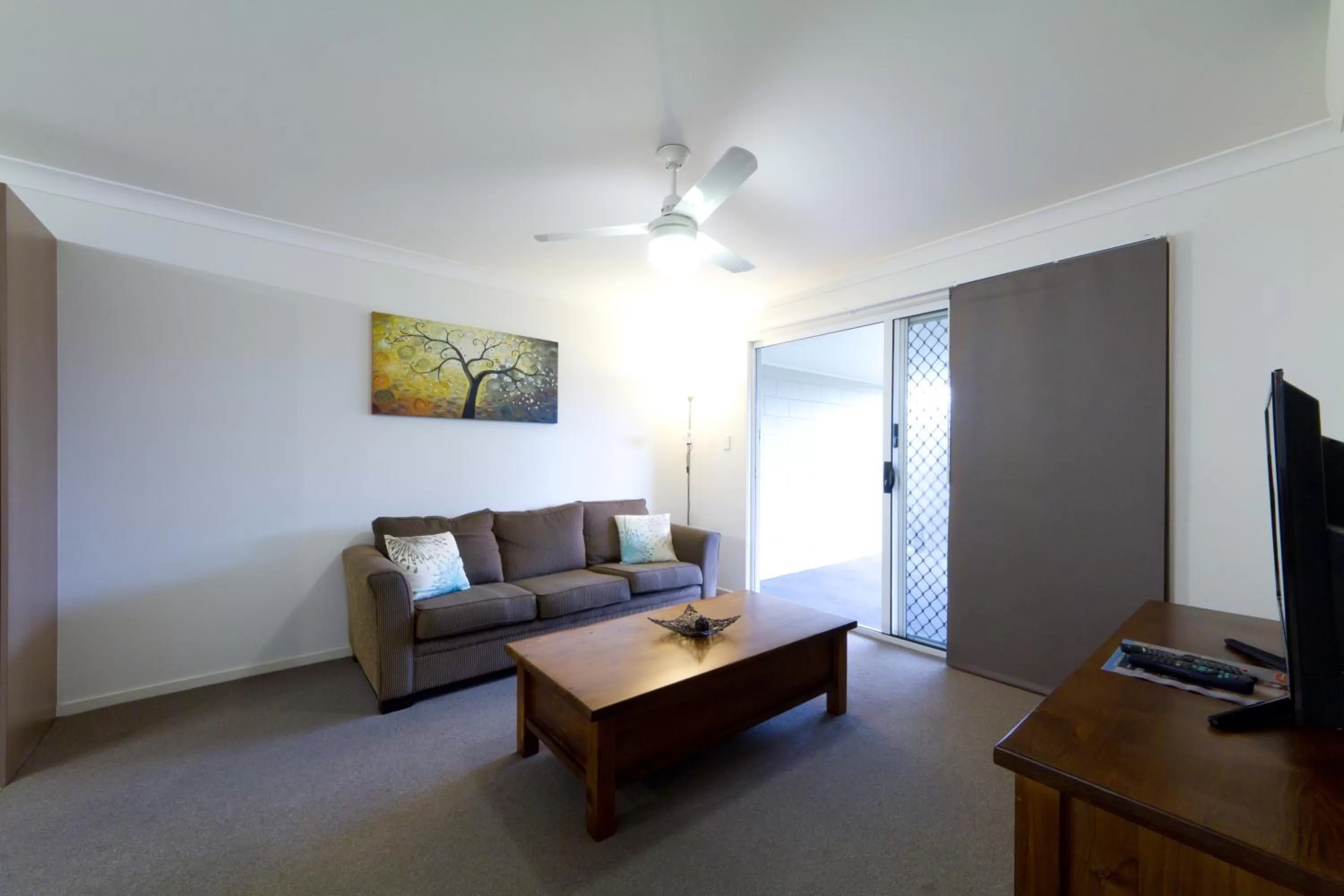 Living room in Rockhampton Serviced Apartments